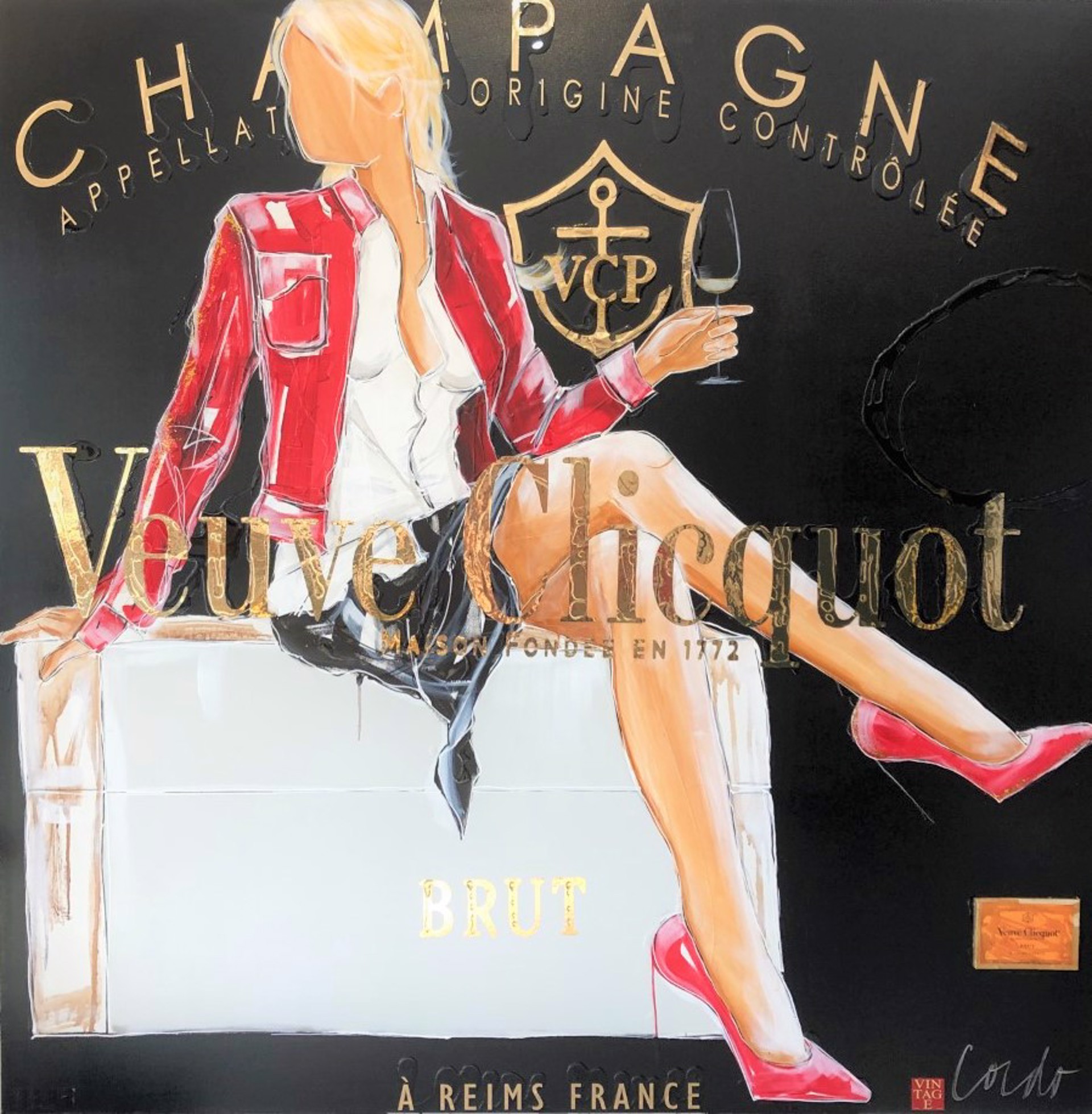 Flirt On Chanel & Pinot 17H by Vincent Cordo