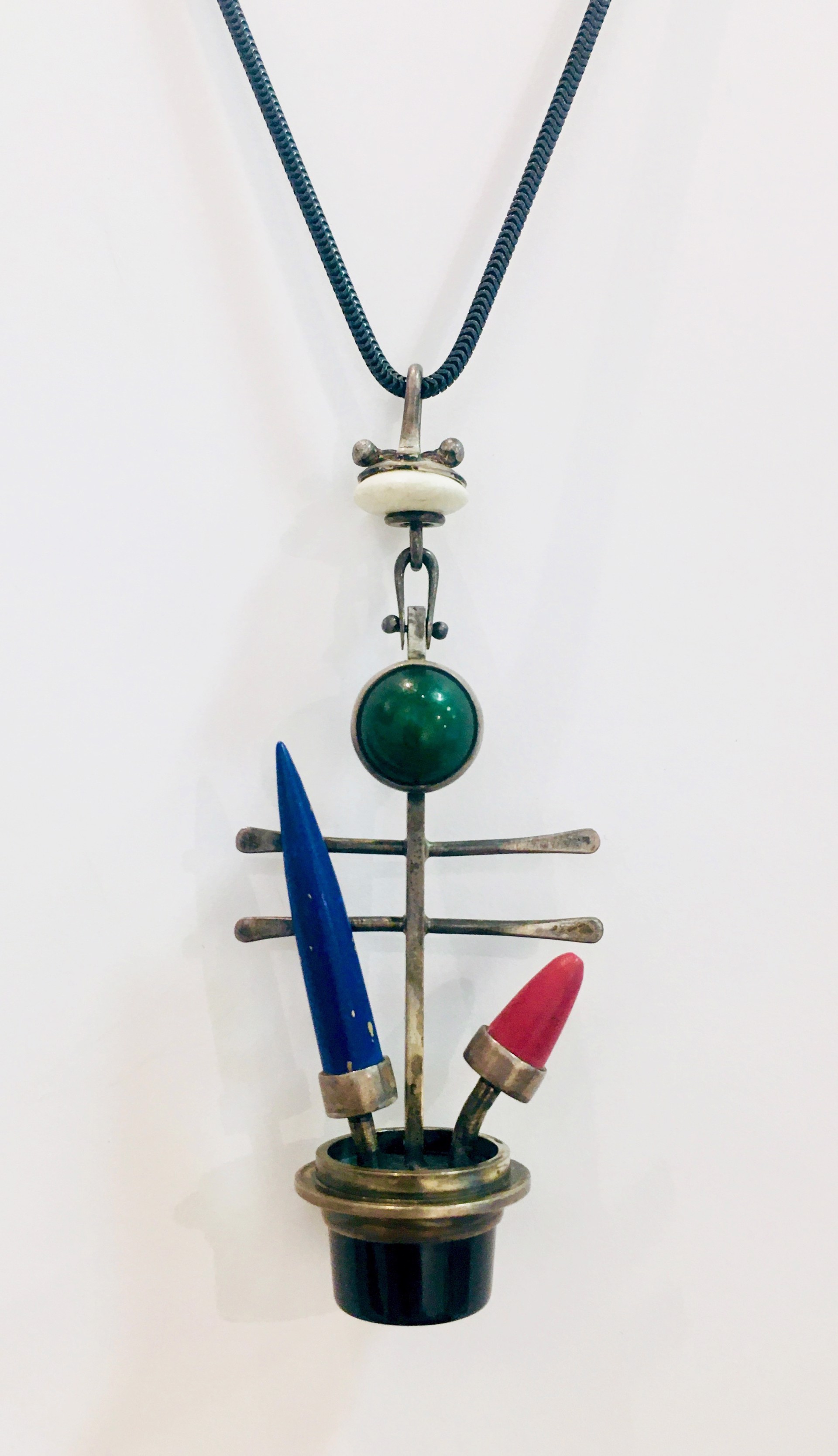 Multi-Gemstone Necklace by HEINZ BRUMMEL