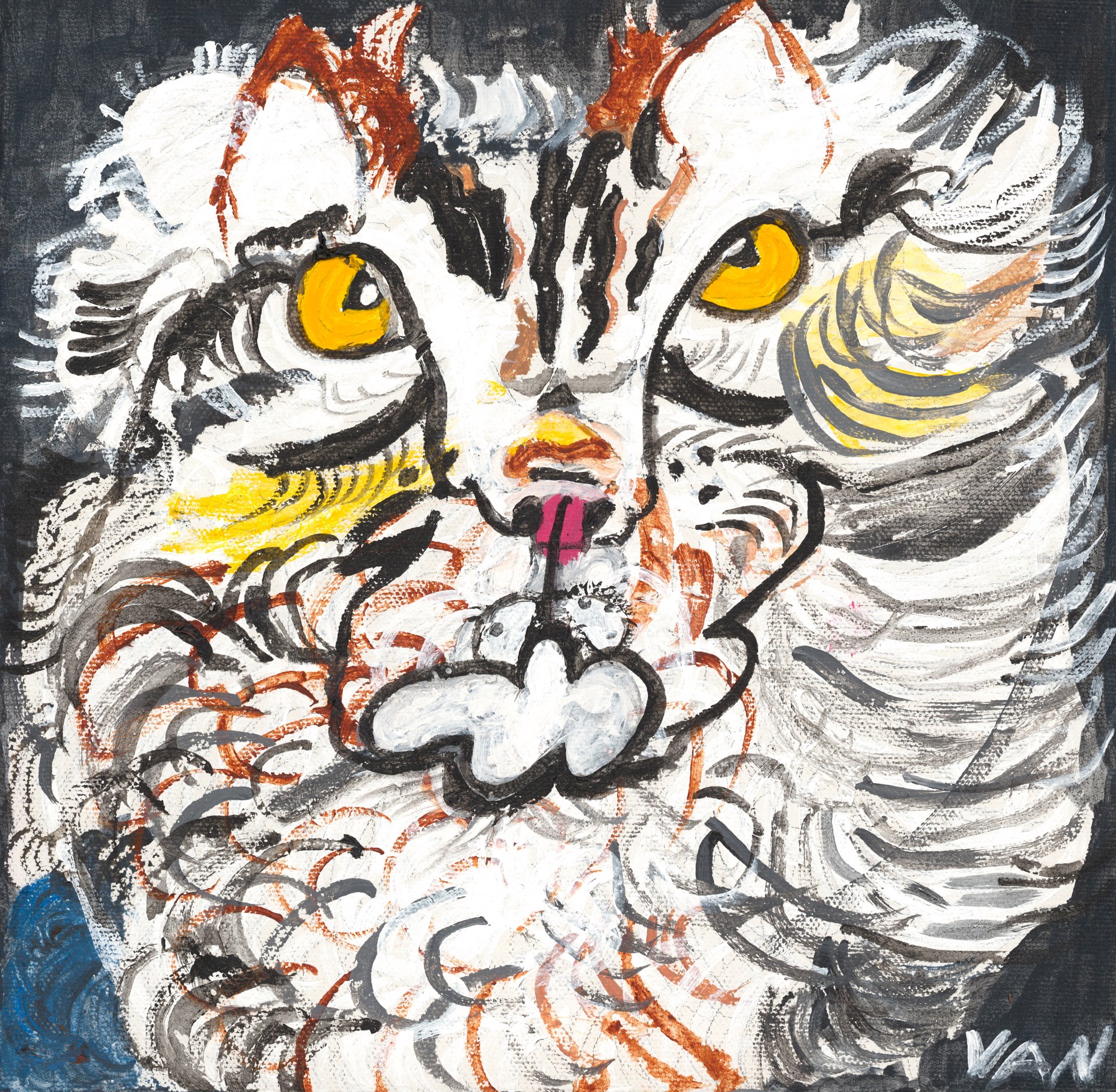 Persian Cat by Vanessa Monroe