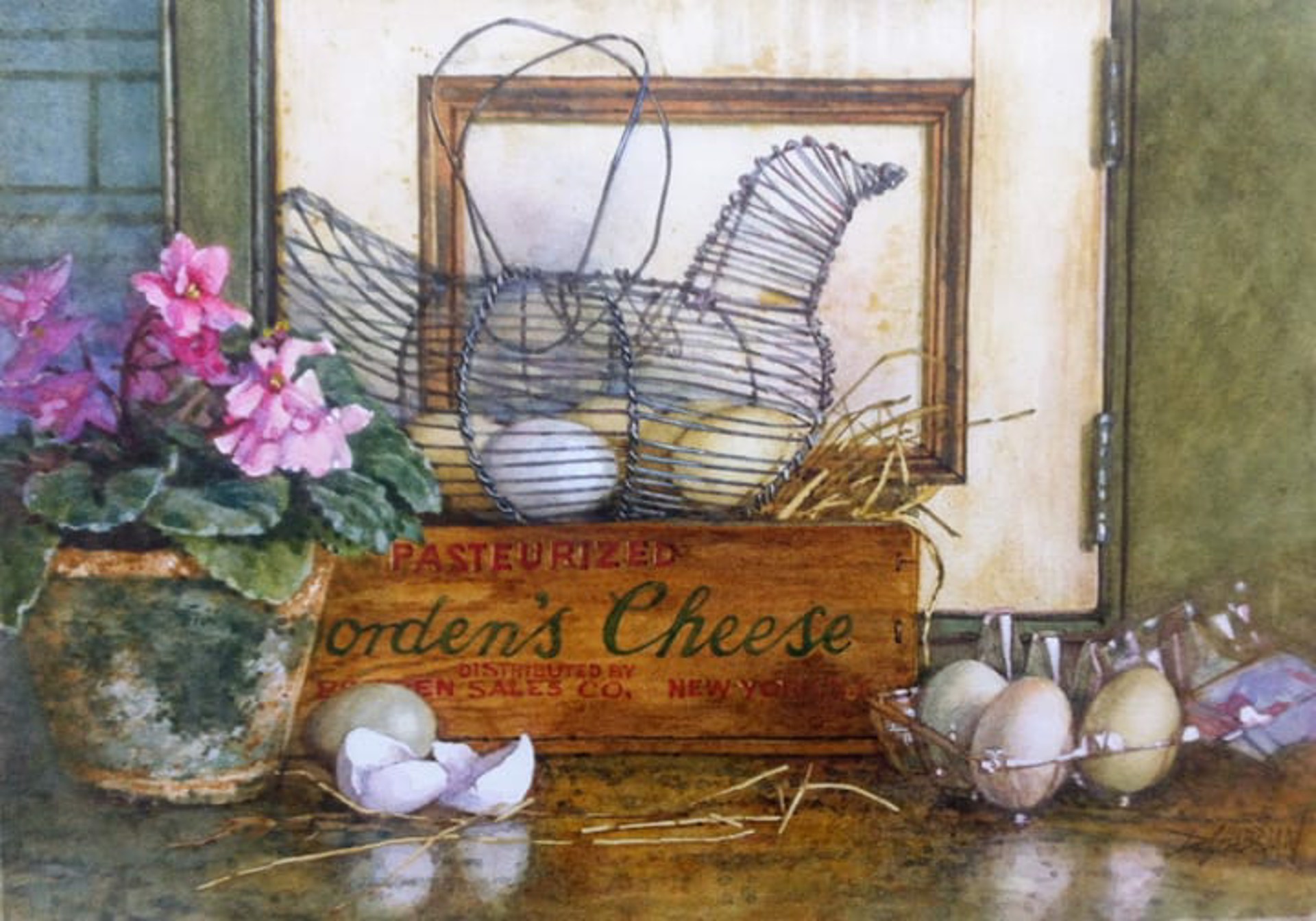 Chicken & Eggs by Deborah Chabrian