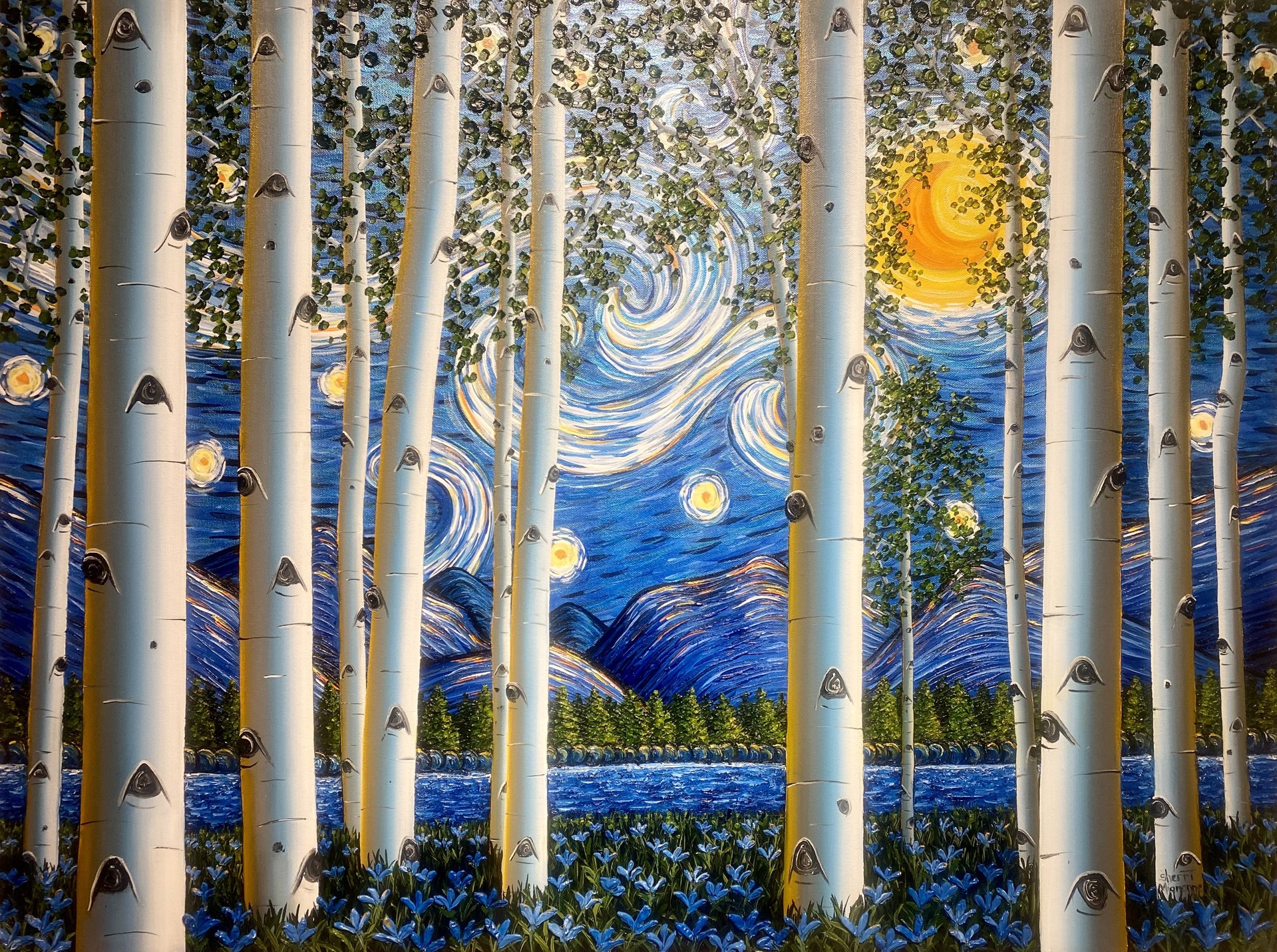 Starry Night Series "Wonder" by Sherri Mignonne