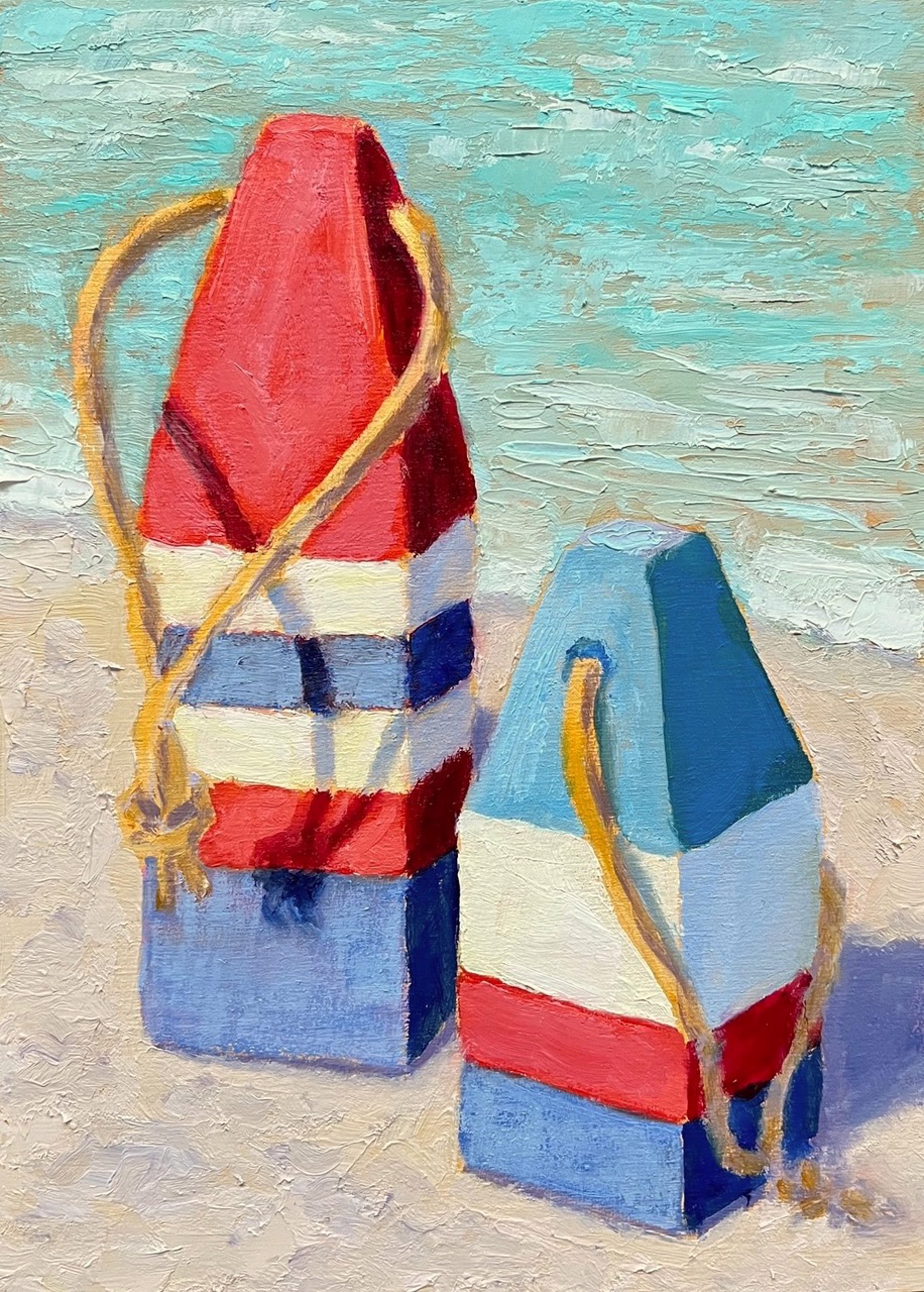Beach Buoys by Pat Doherty