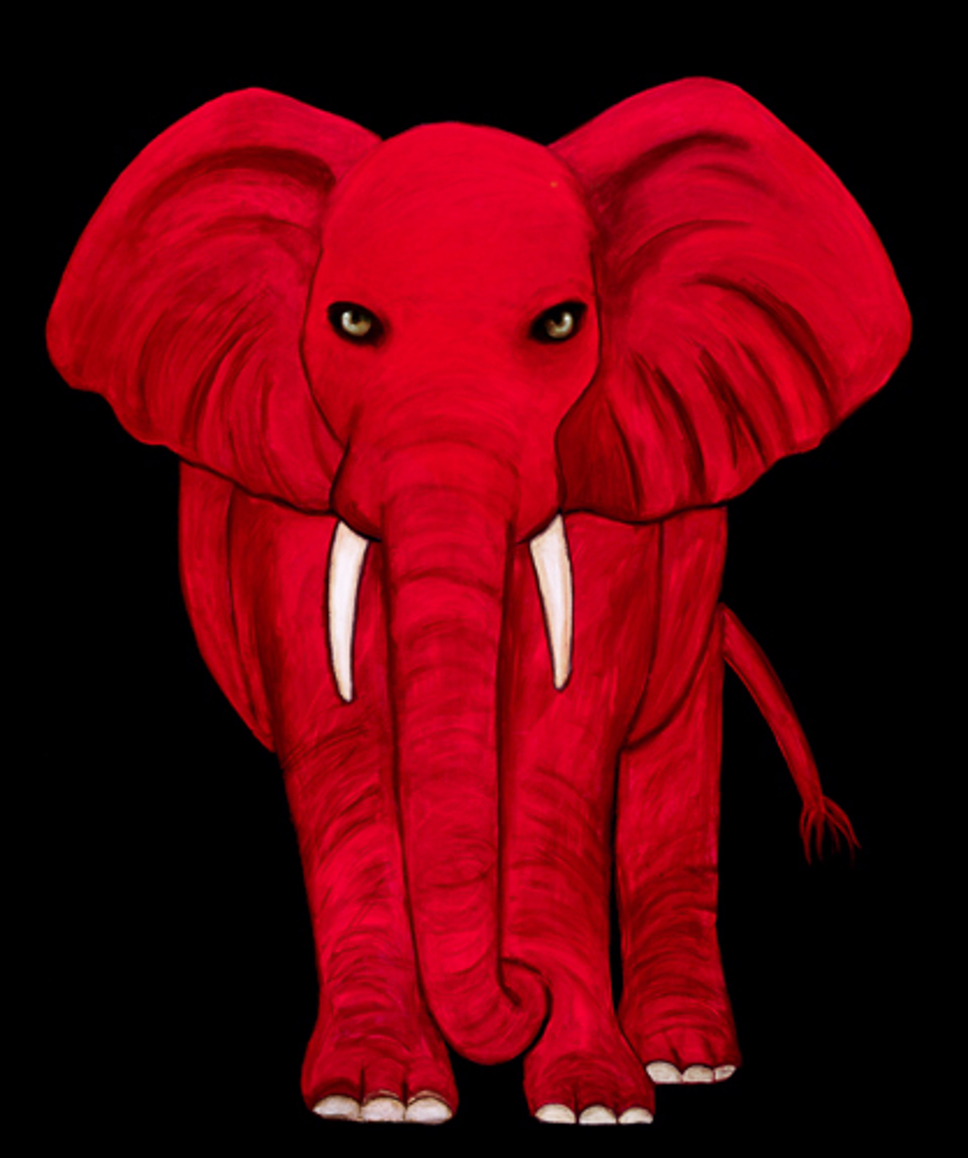 Red Elephant by Carole LaRoche