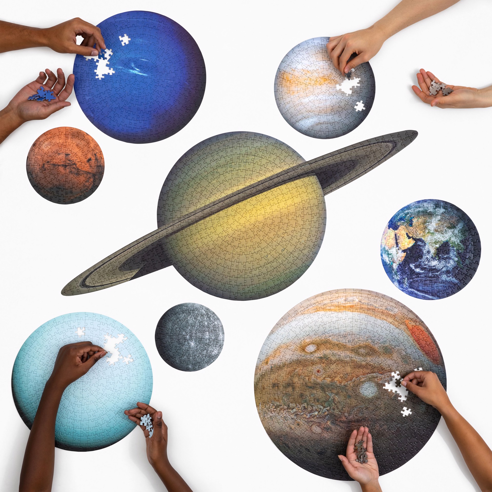 The Planets by Four Point Puzzles
