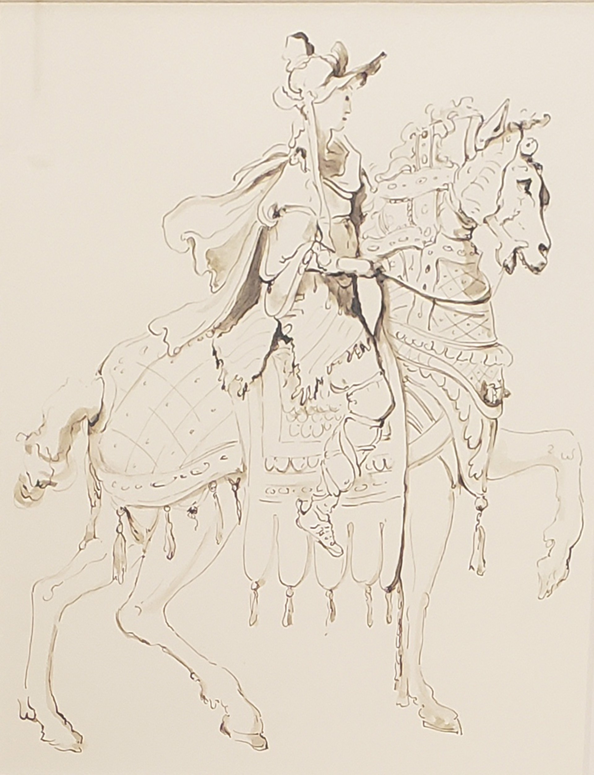 Woman on Horseback by Catherine Poirier