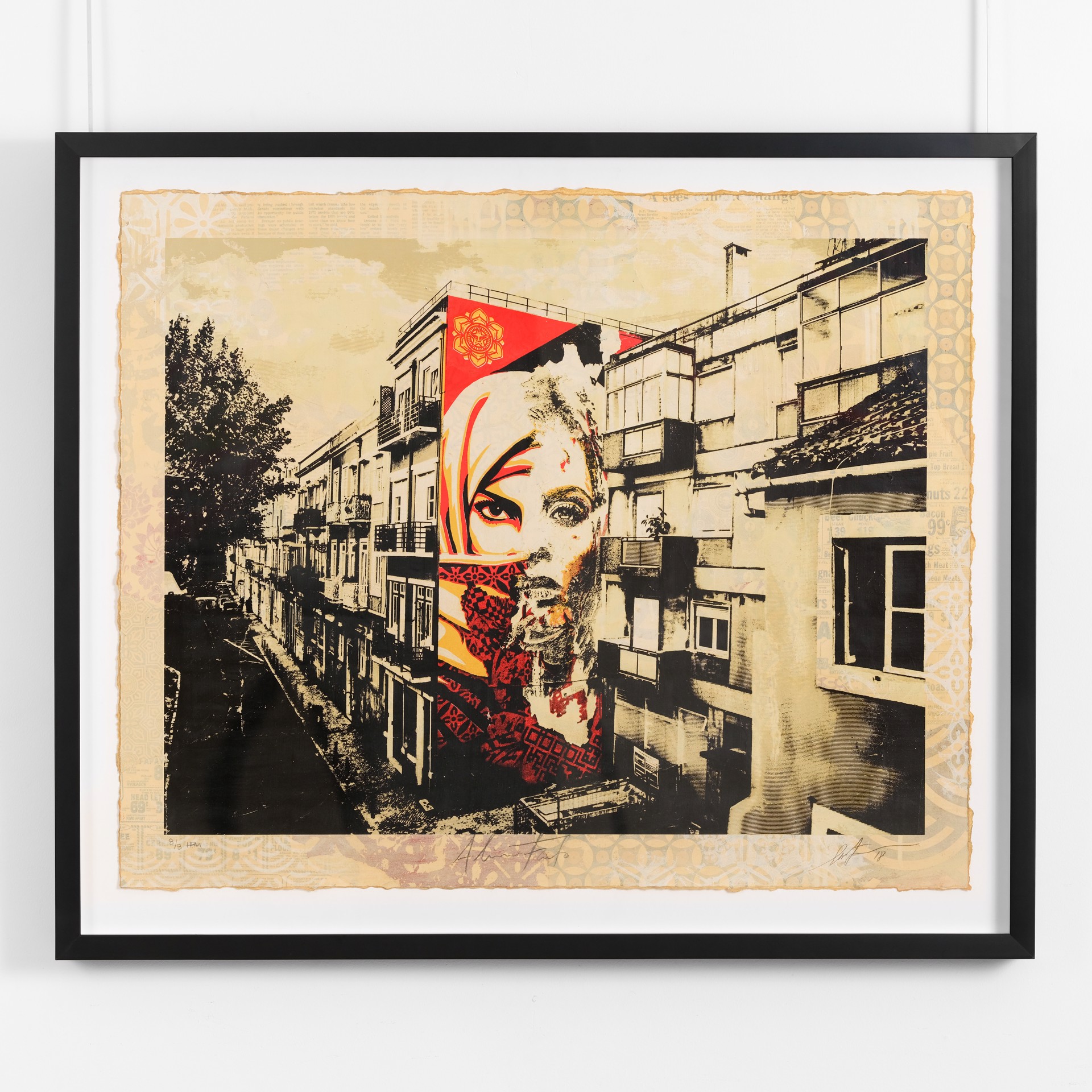 OBEY/Vhils Universal Personhood Lisbon by Shepard Fairey / Limited editions