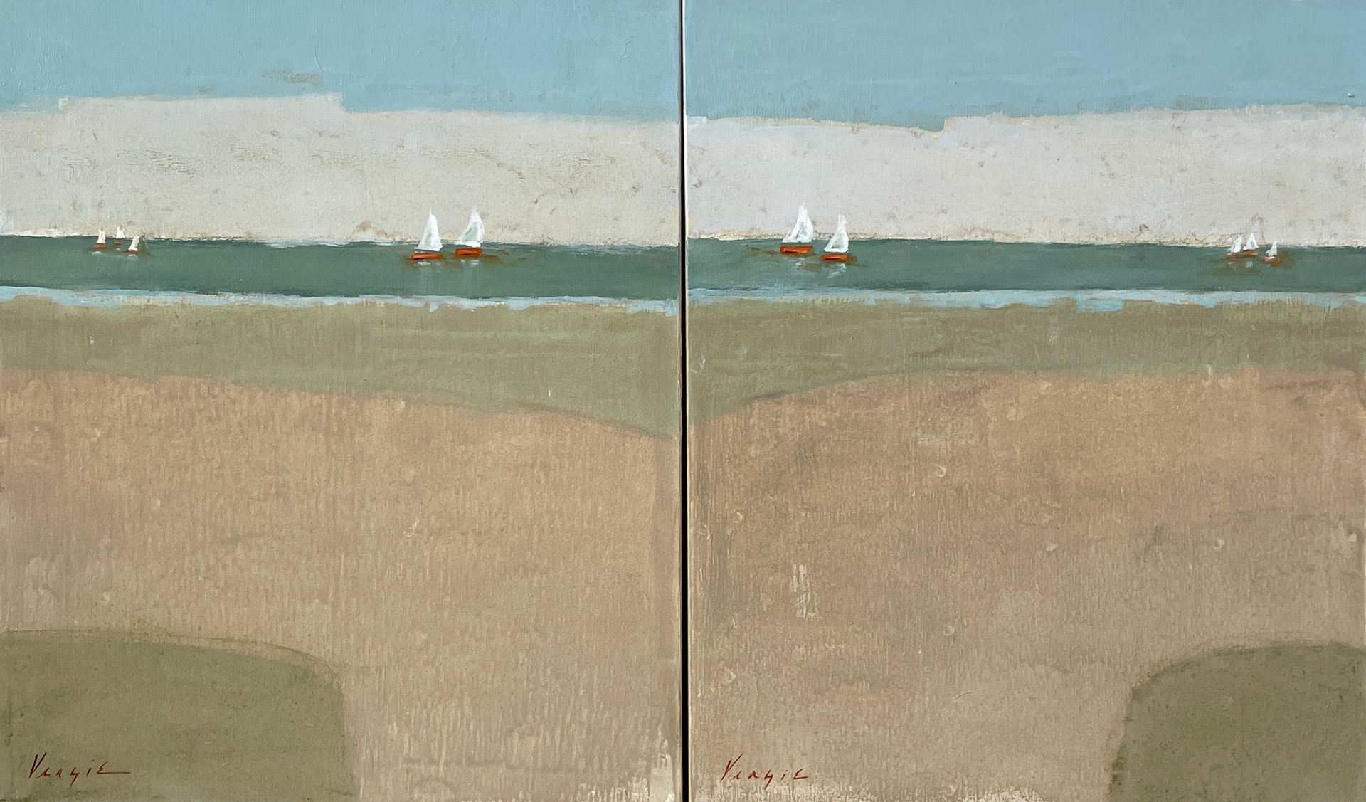 Day Sailing 2 by Mary Miller Veazie