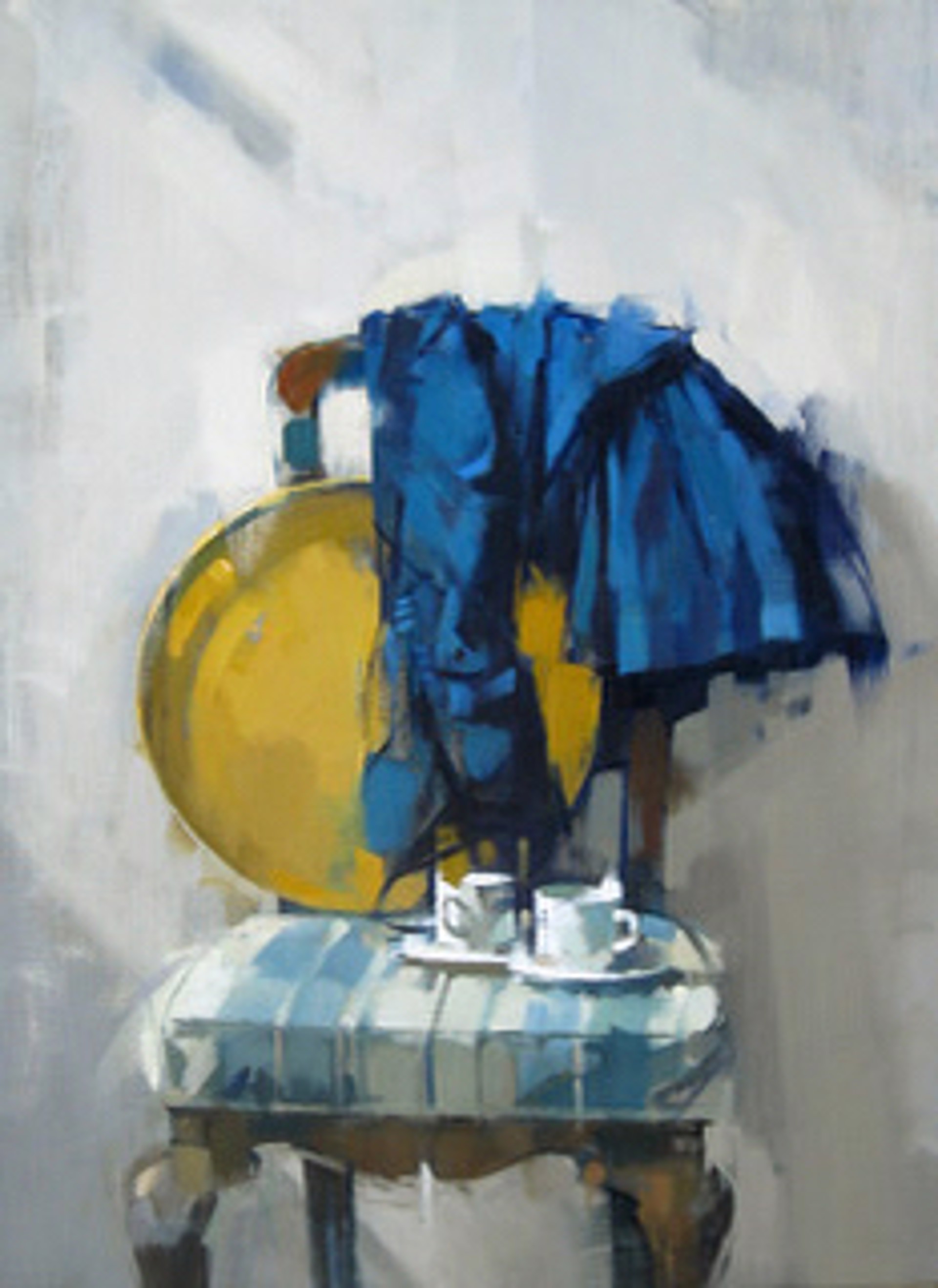 Blue Dress & Tray by Maggie Siner