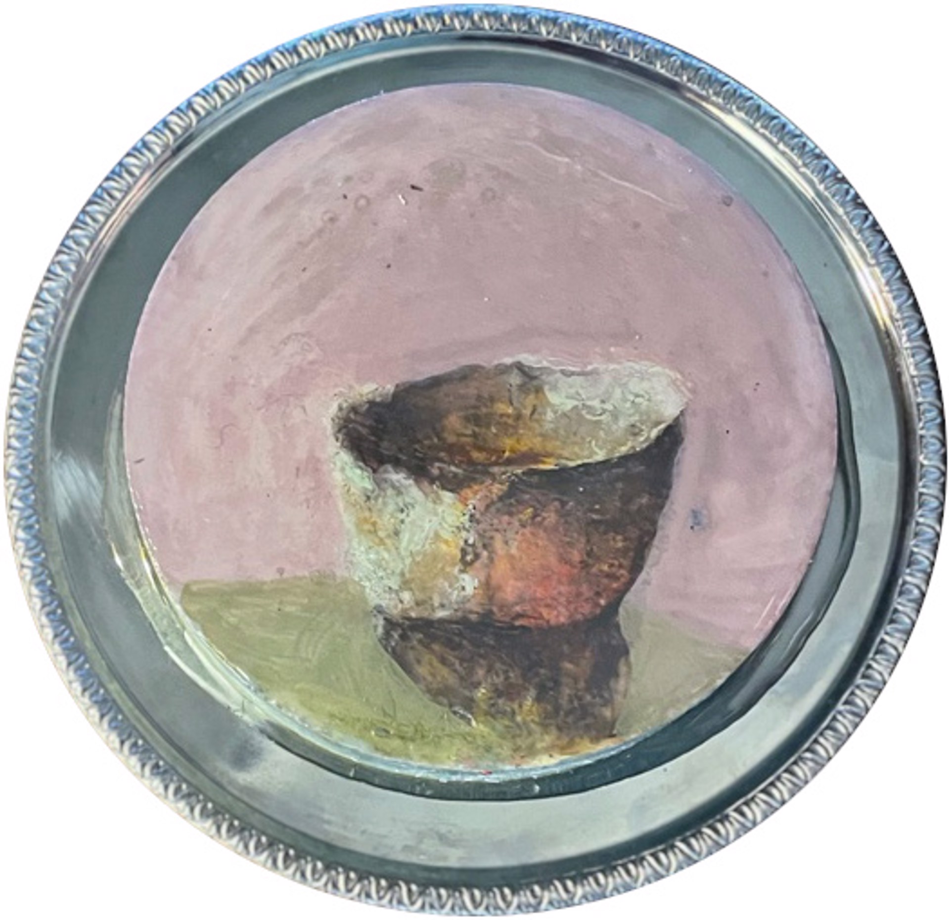 Mauve Empty Bowl by Shellie Lewis Crisp