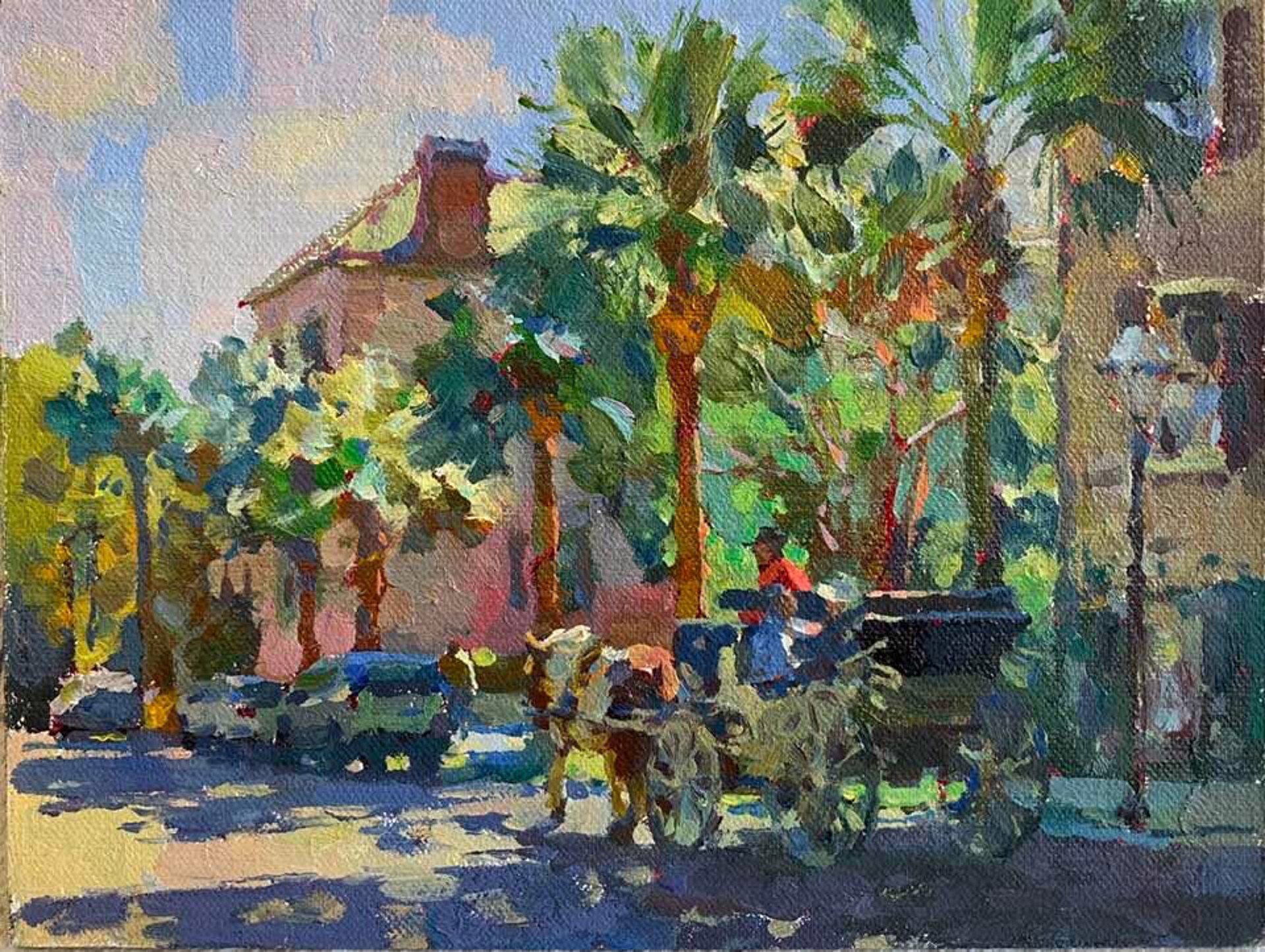 "Charleston Street" original oil painting by Kevin Macpherson