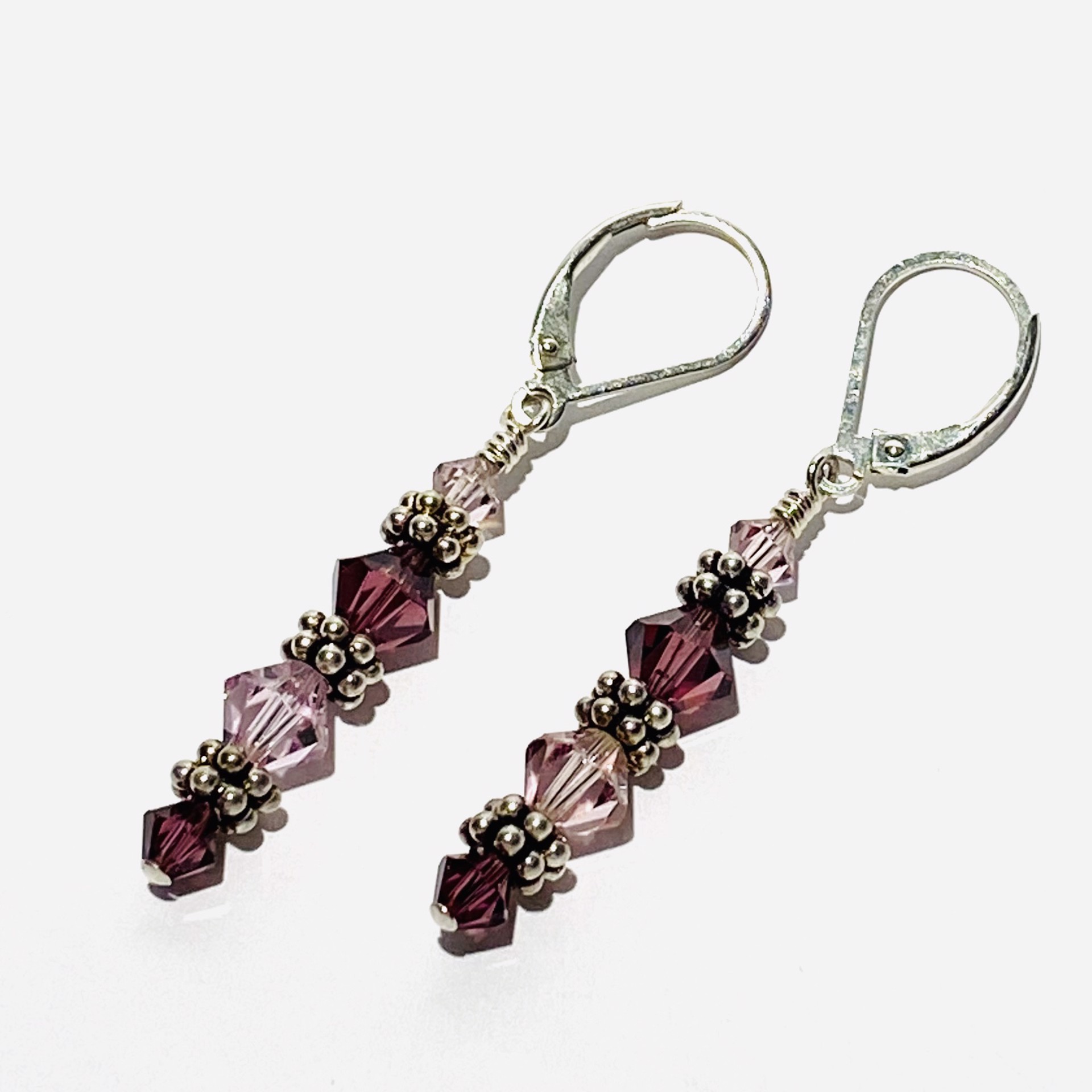 Crystal and Silver Earrings SHOSH20-7 by Shoshannah Weinisch
