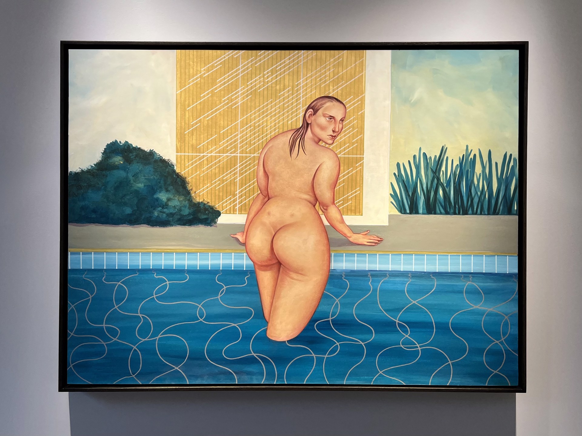 Davinia Hockney, The Woman in the Pool by Anita Kunz