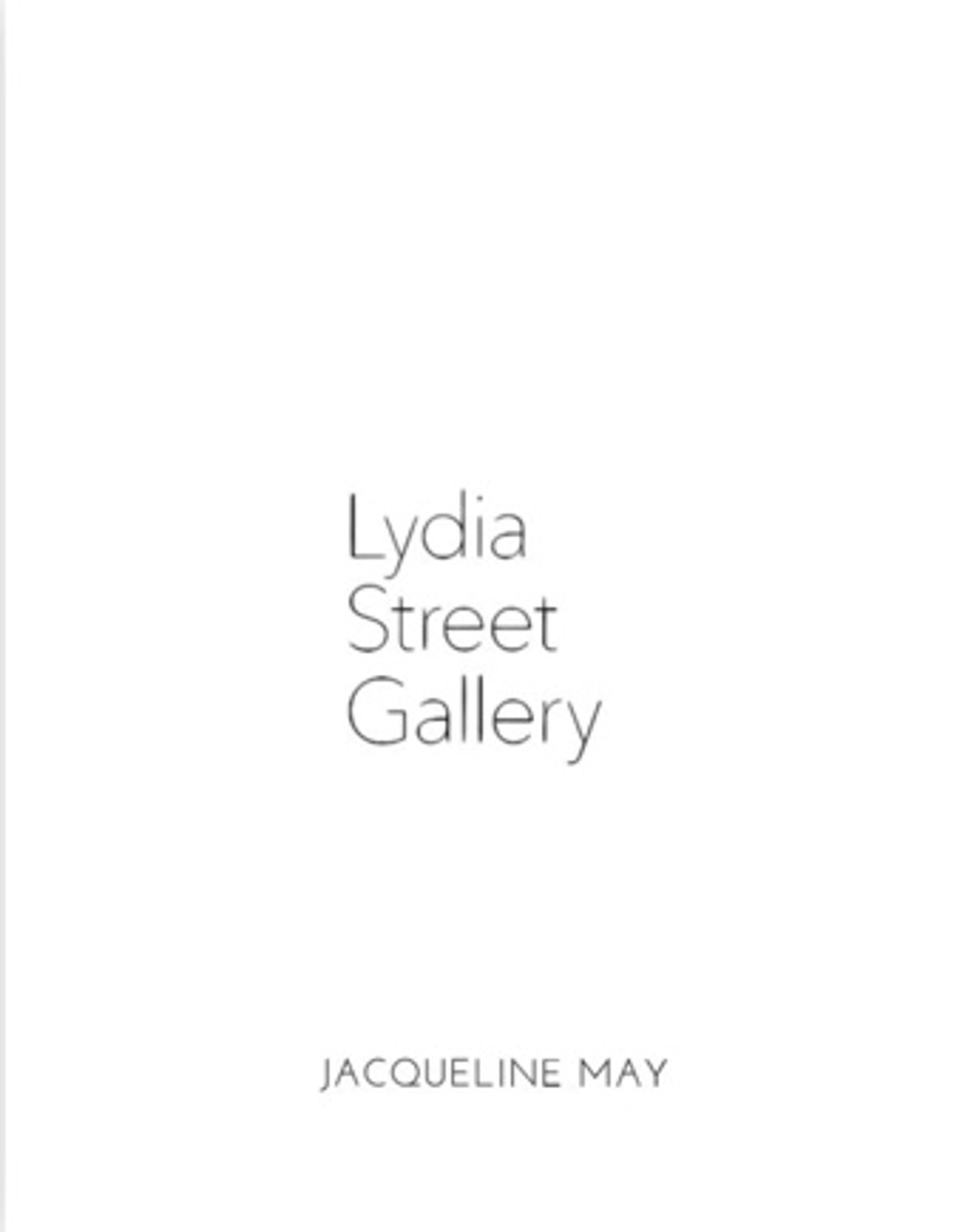 Artist Catalog - Jacqueline May by Lydia Street Gallery