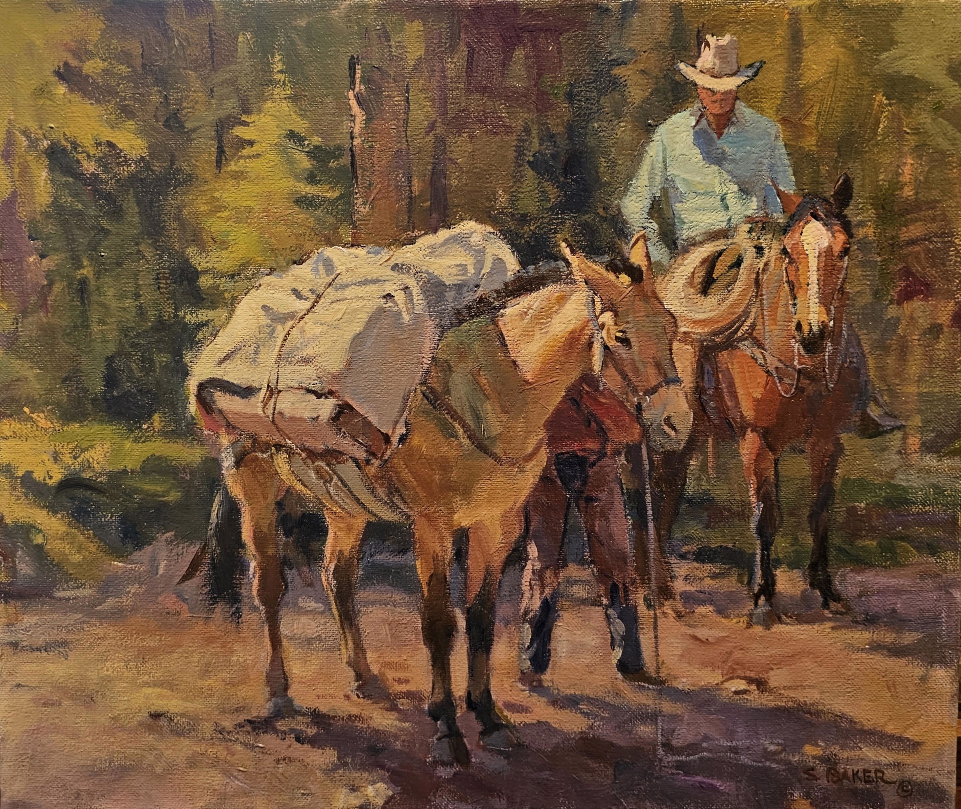 Buckshin Mule by Suzanne Baker