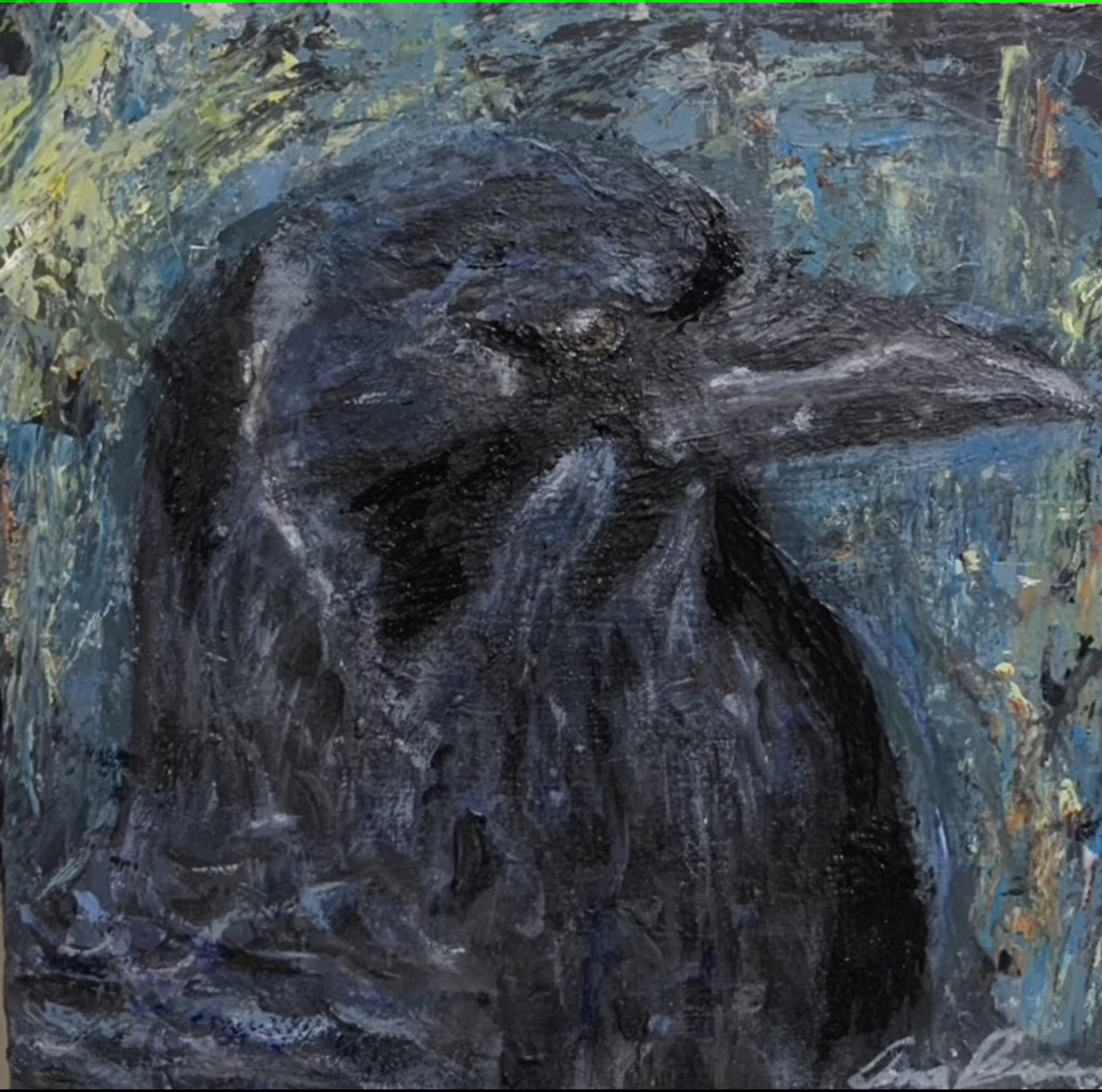 Pensive Crow  by Ana Brown