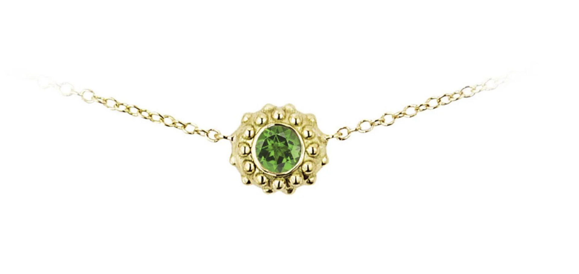 Evo Tsavorite Garnet Necklace by Ana Katarina