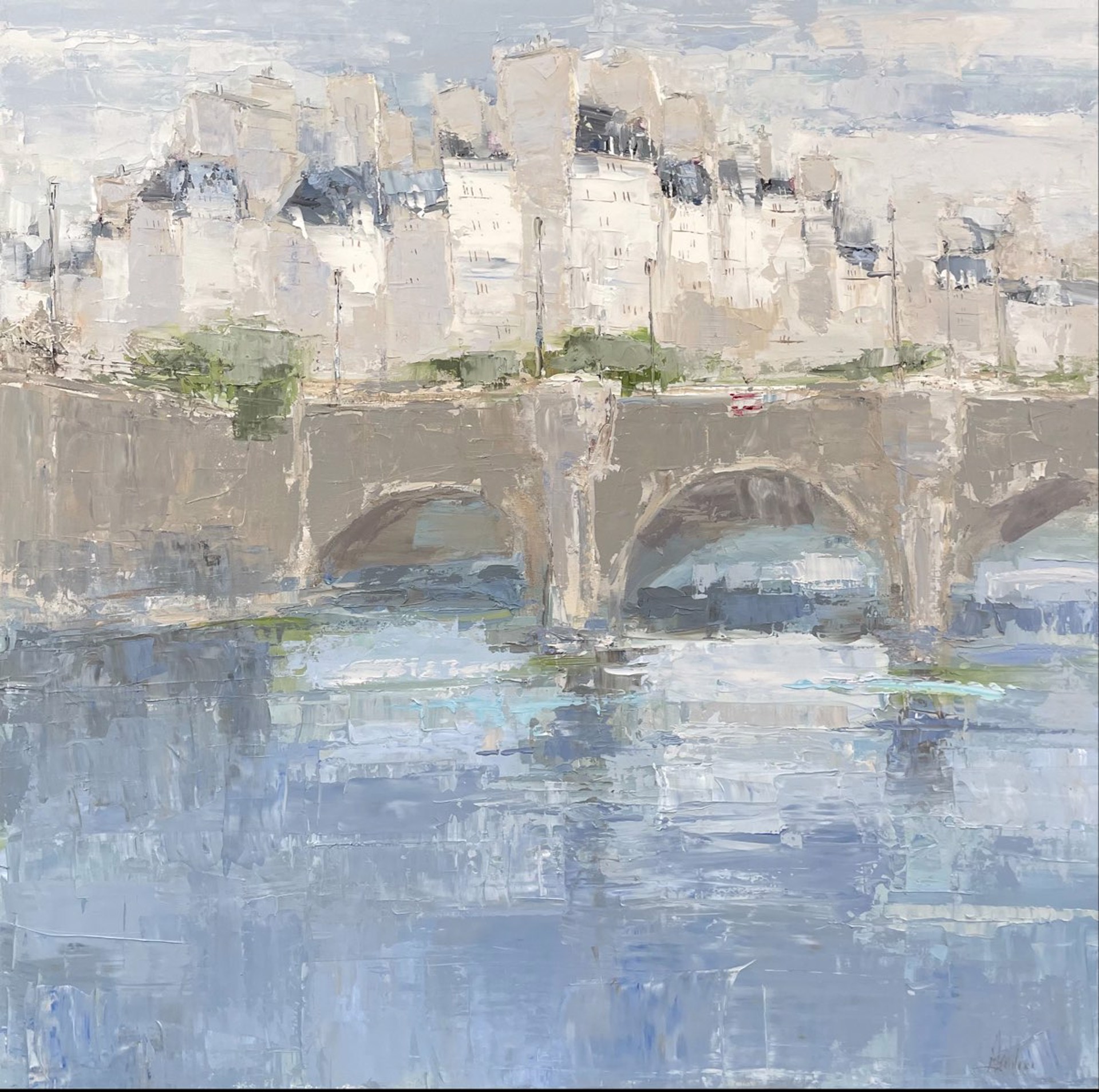 A Blue Day In Paris by Barbara Flowers