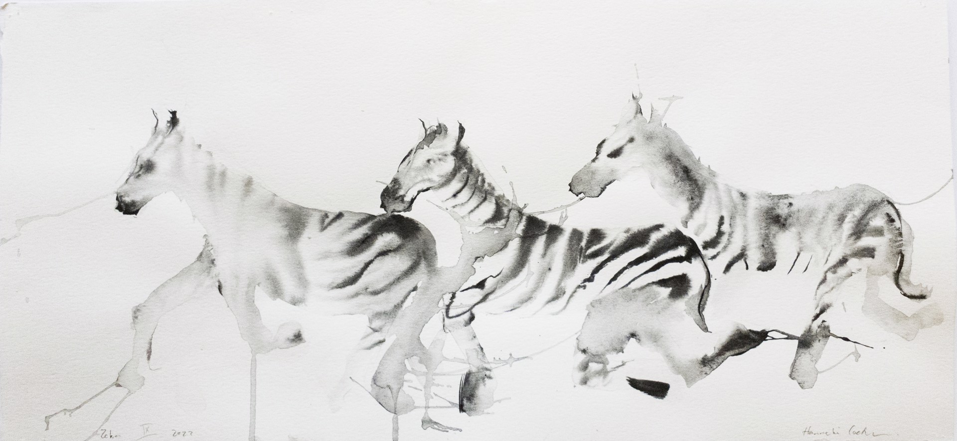 Eco Queer Creature Series : Zebras IX by Hannelie Coetzee