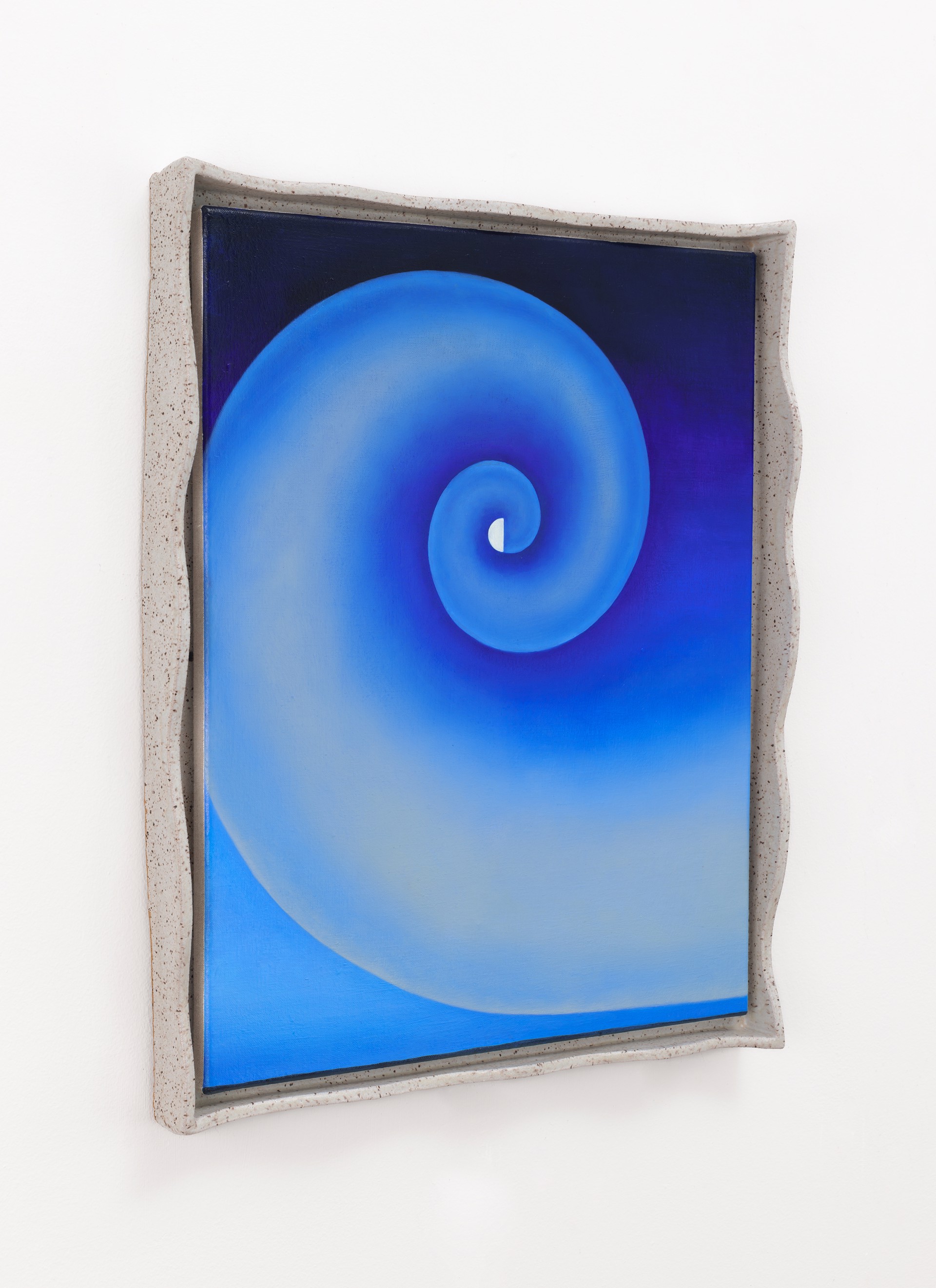 Spiral (Ultramarine) by Emily Weiner