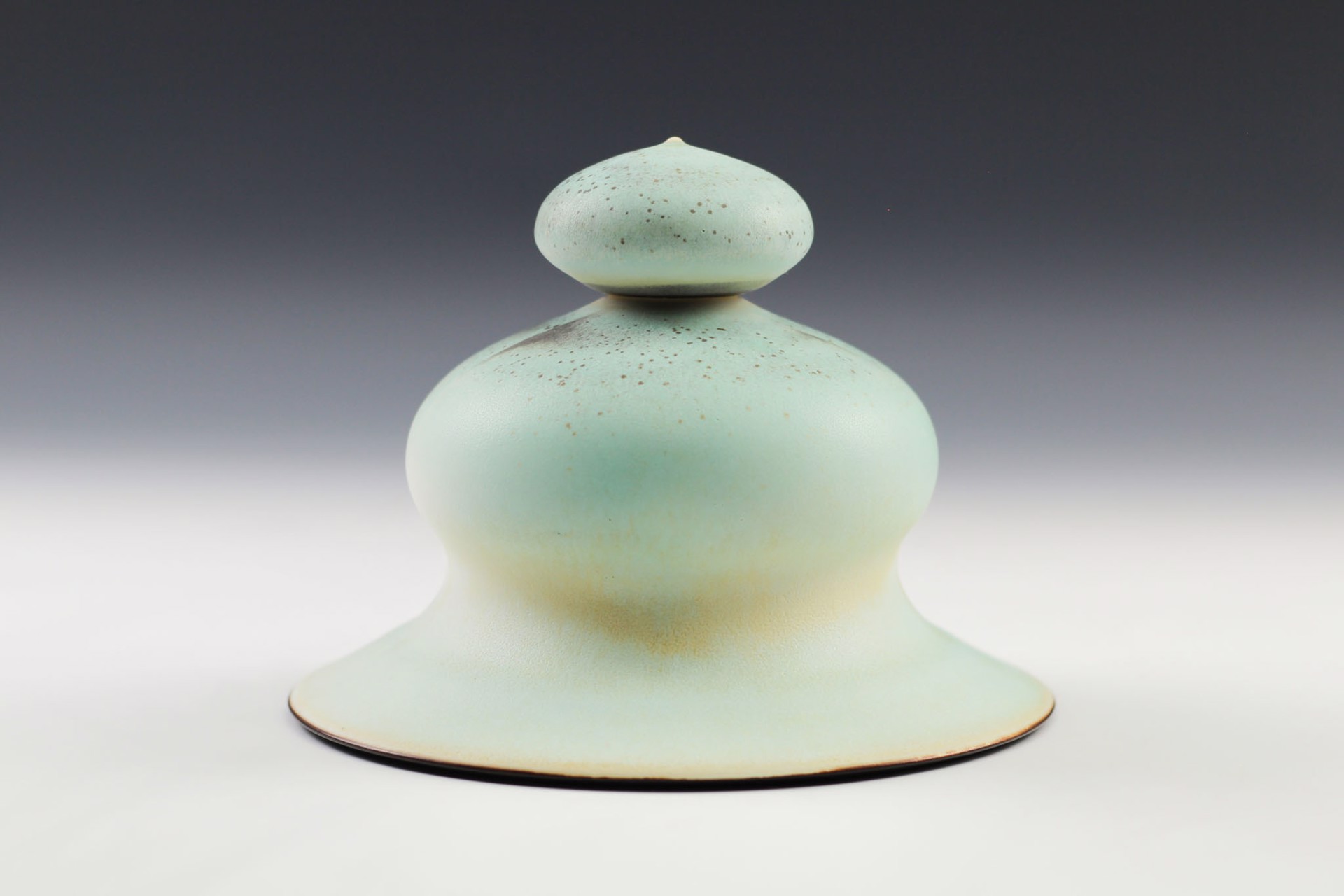 Aqua "Bell" Jar by Charlie Olson