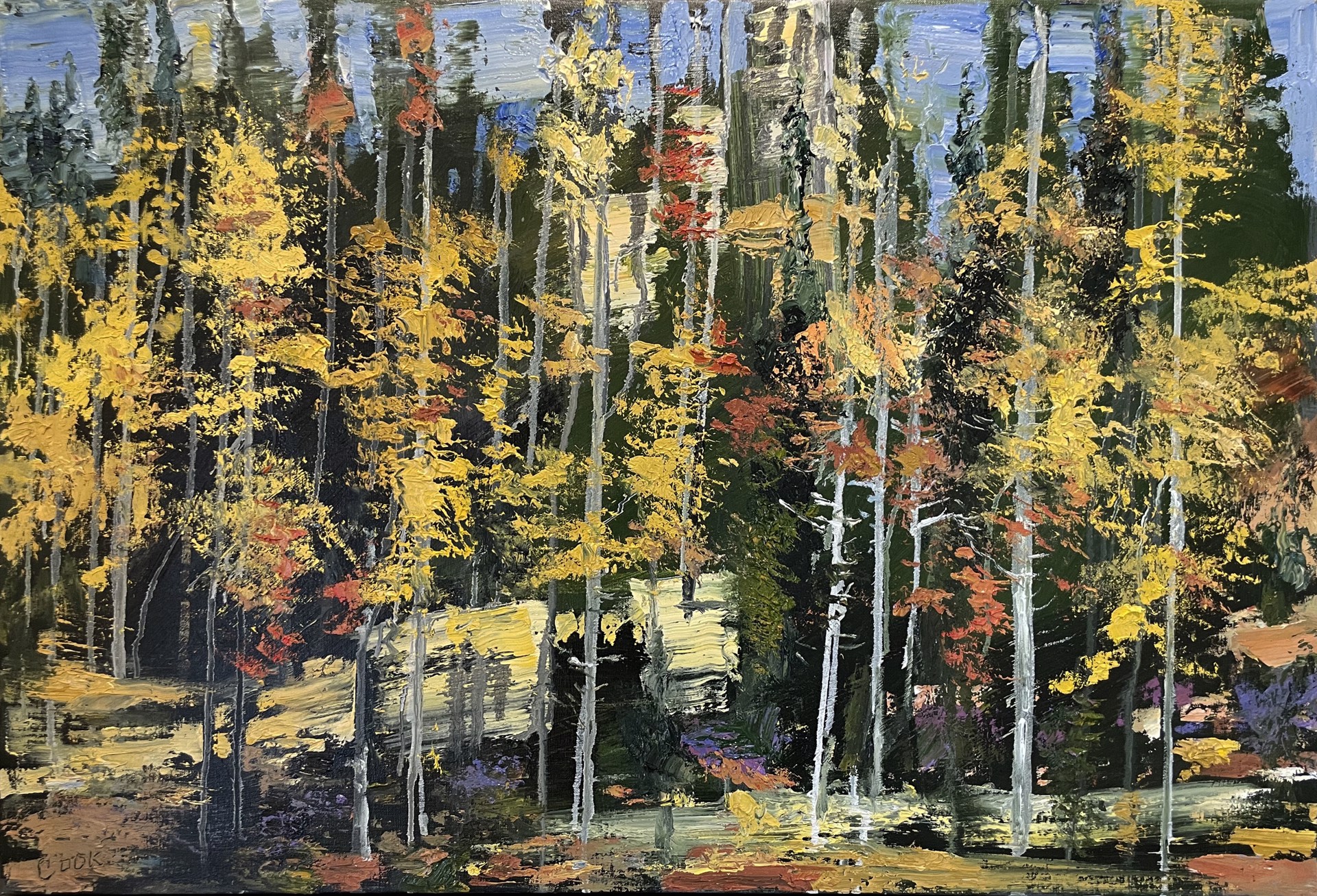 Beaver Pond Study - Autumn #2 by James Cook