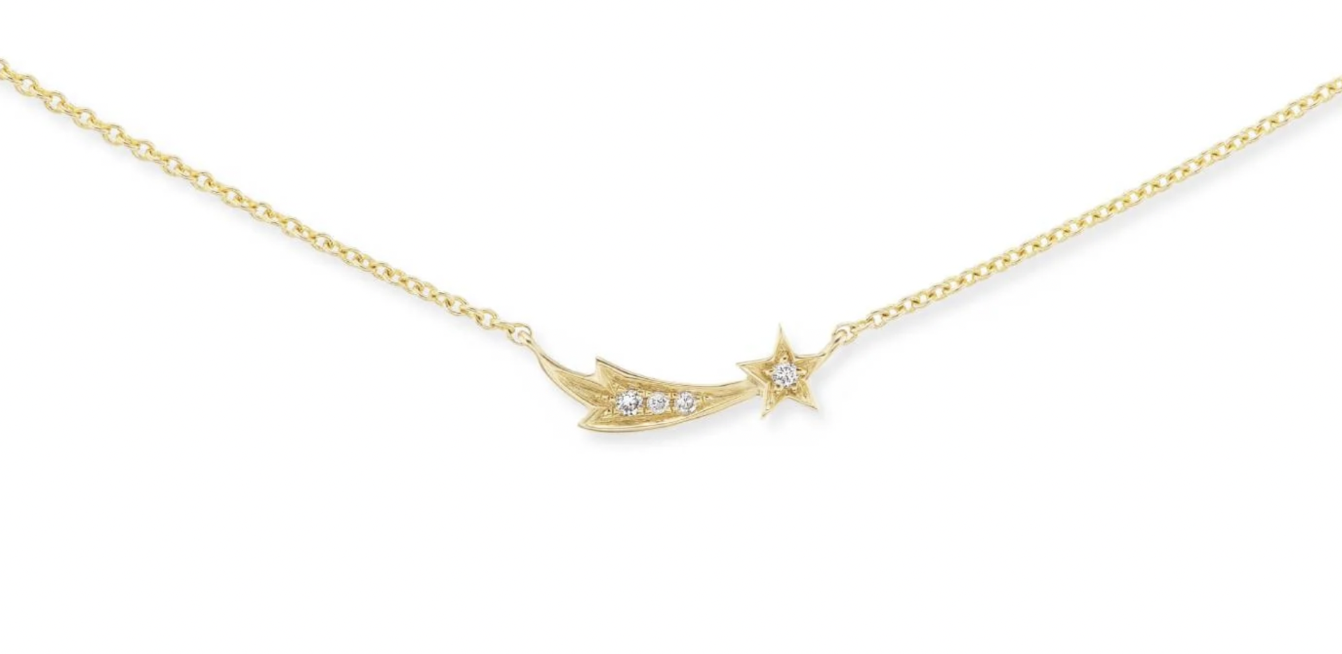 4 Element Shooting Star Charm Necklace by Ana Katarina