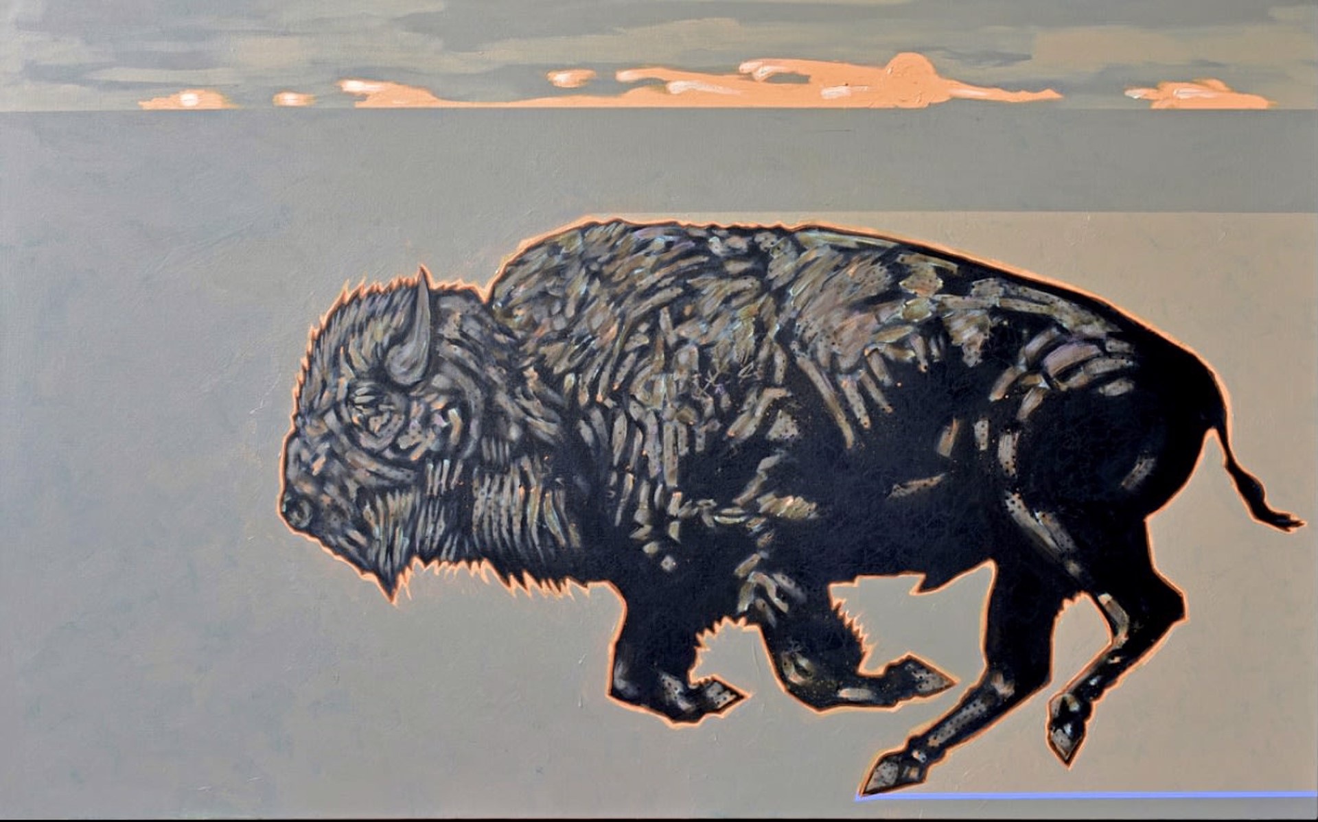 Wichita Bison by Nocona Burgess
