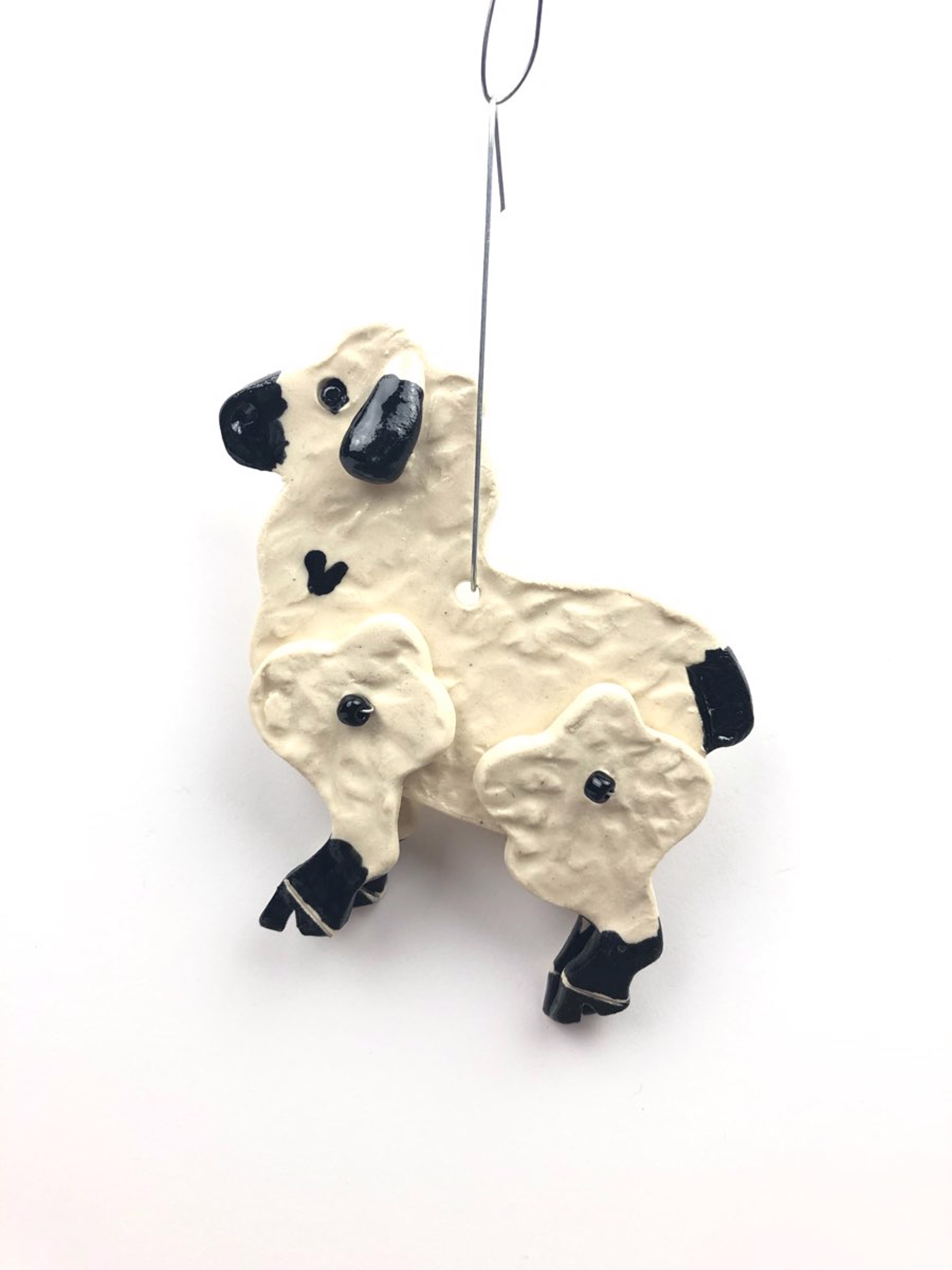 Sheep Ornament by Nancy Jacobsohn