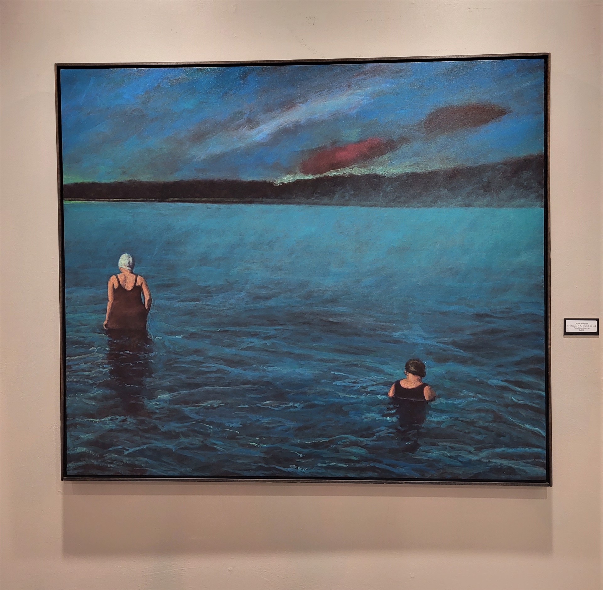 TWO FIGURES IN THE WATER by JOHN WINSHIP