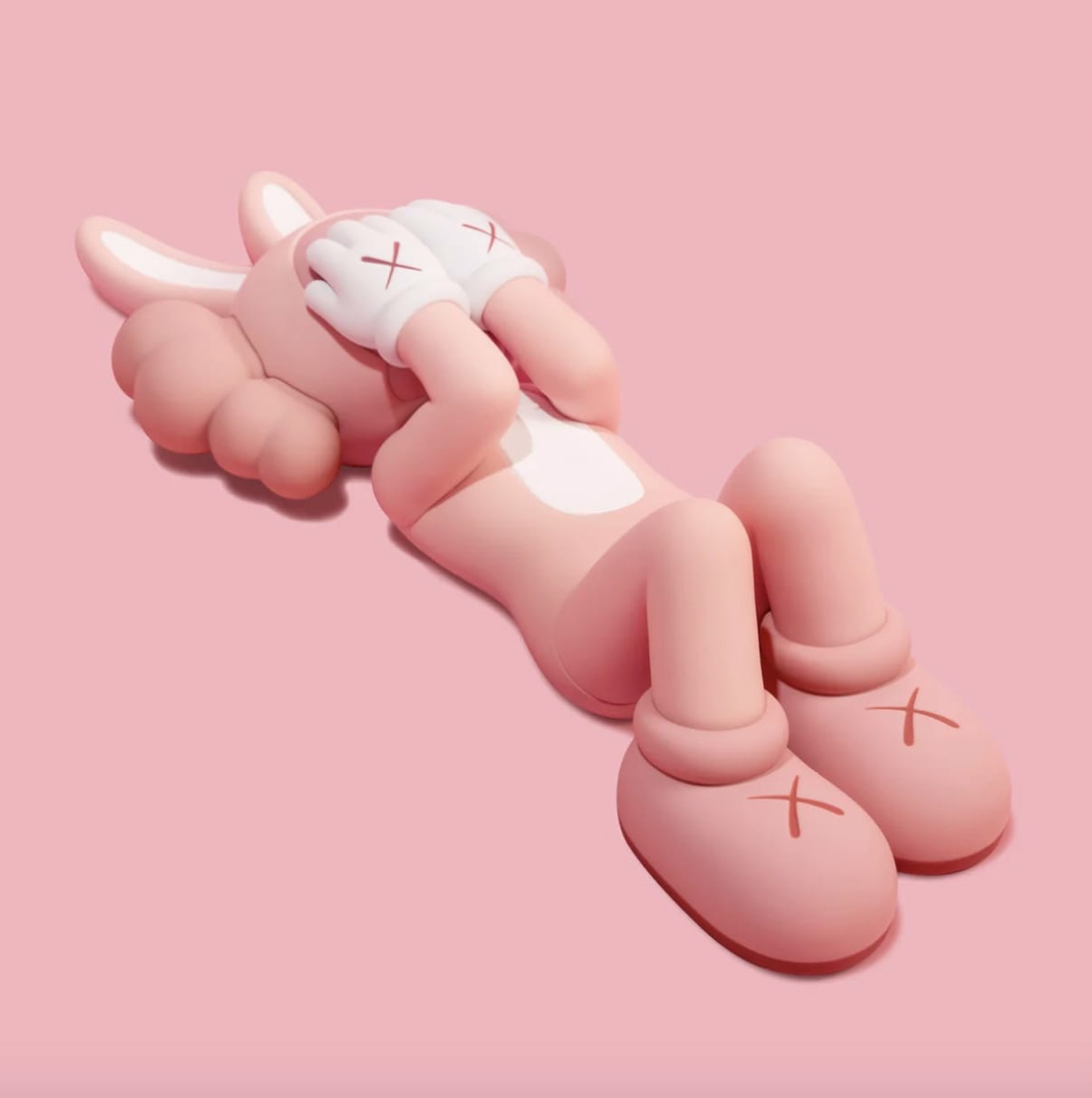 HOLIDAY INDONESIA - ACCOMPLICE Figure (Pink) by Kaws
