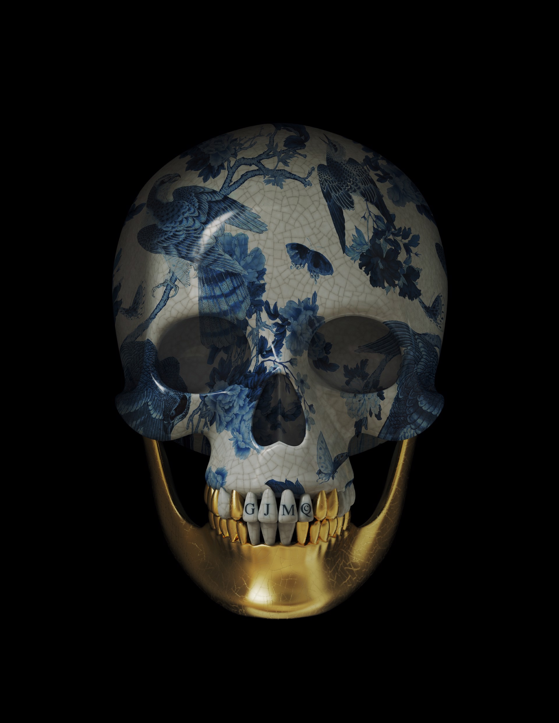 Kintsugi Skull by Gary James McQueen