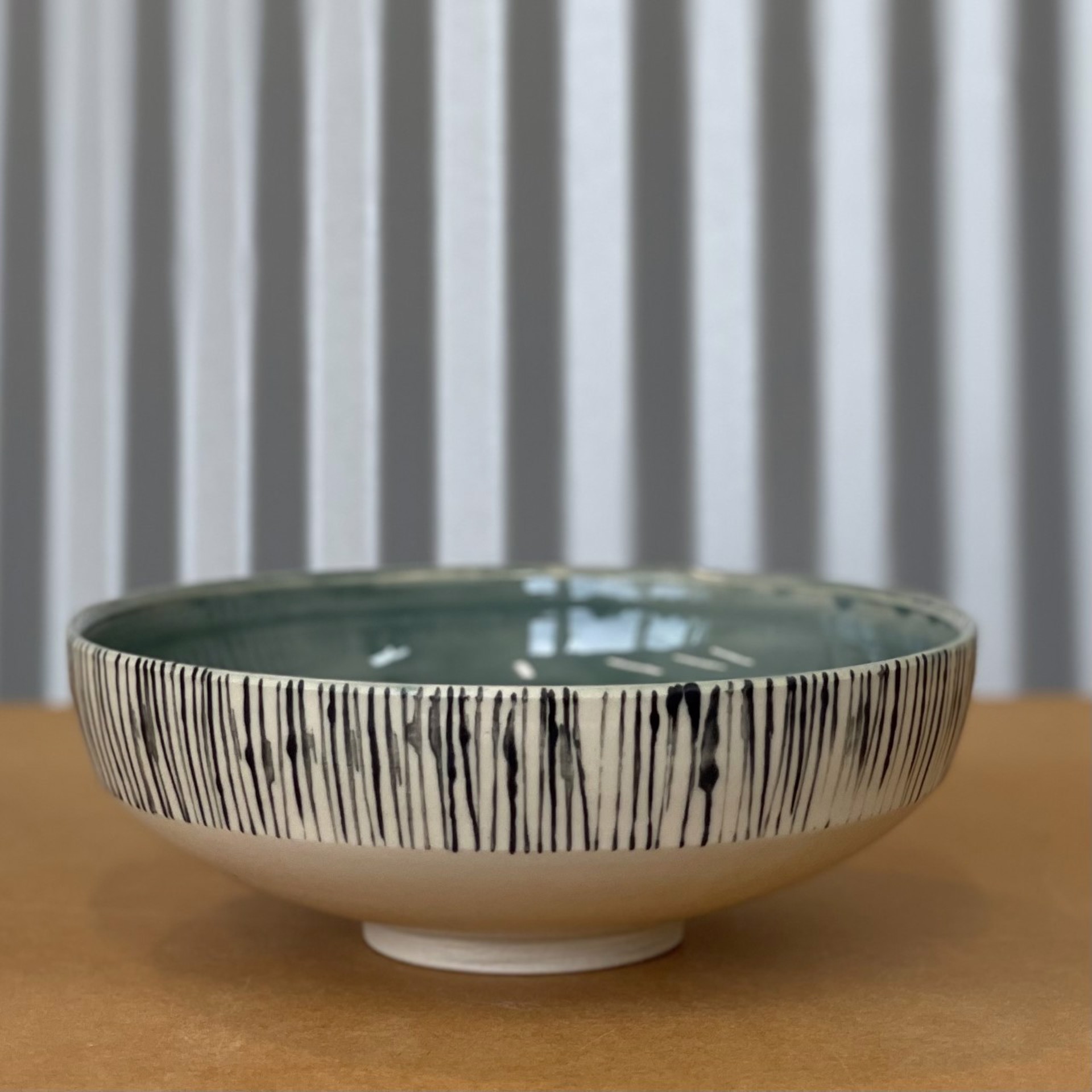 Fine Lines Bowl by Mary Roberts