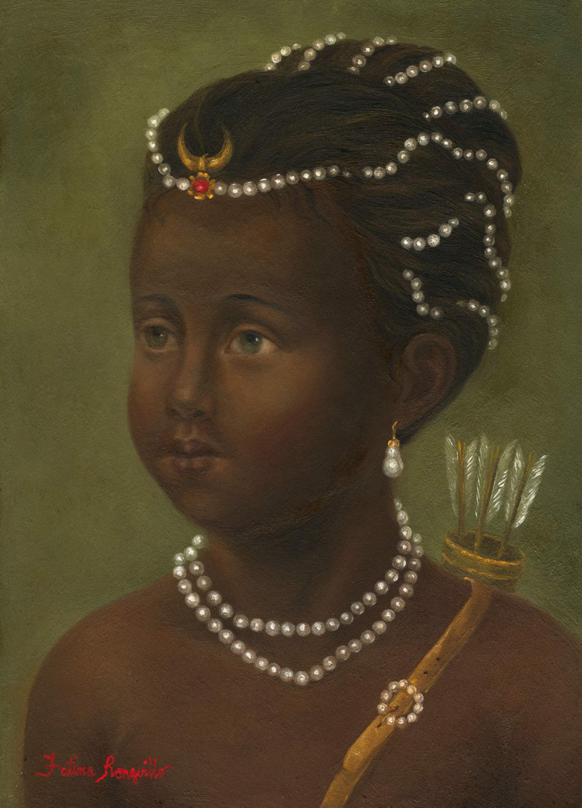 Diana with Pearls by Fatima Ronquillo
