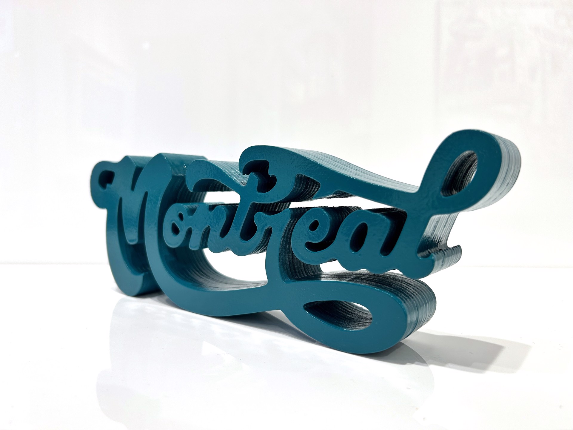Montreal Sculpture (Turquoise) by Jason Wasserman