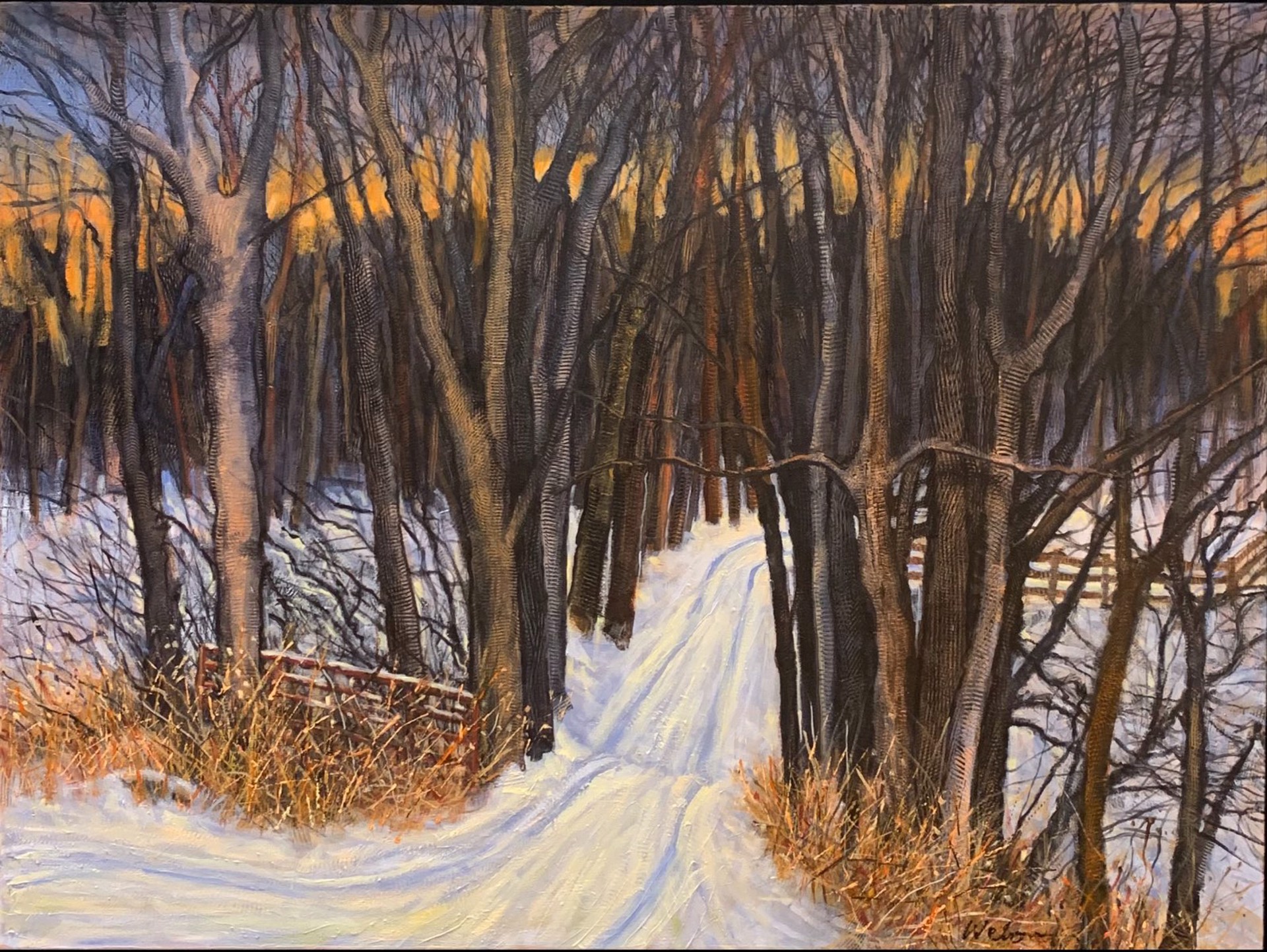 Winter Lane by Larry Welo