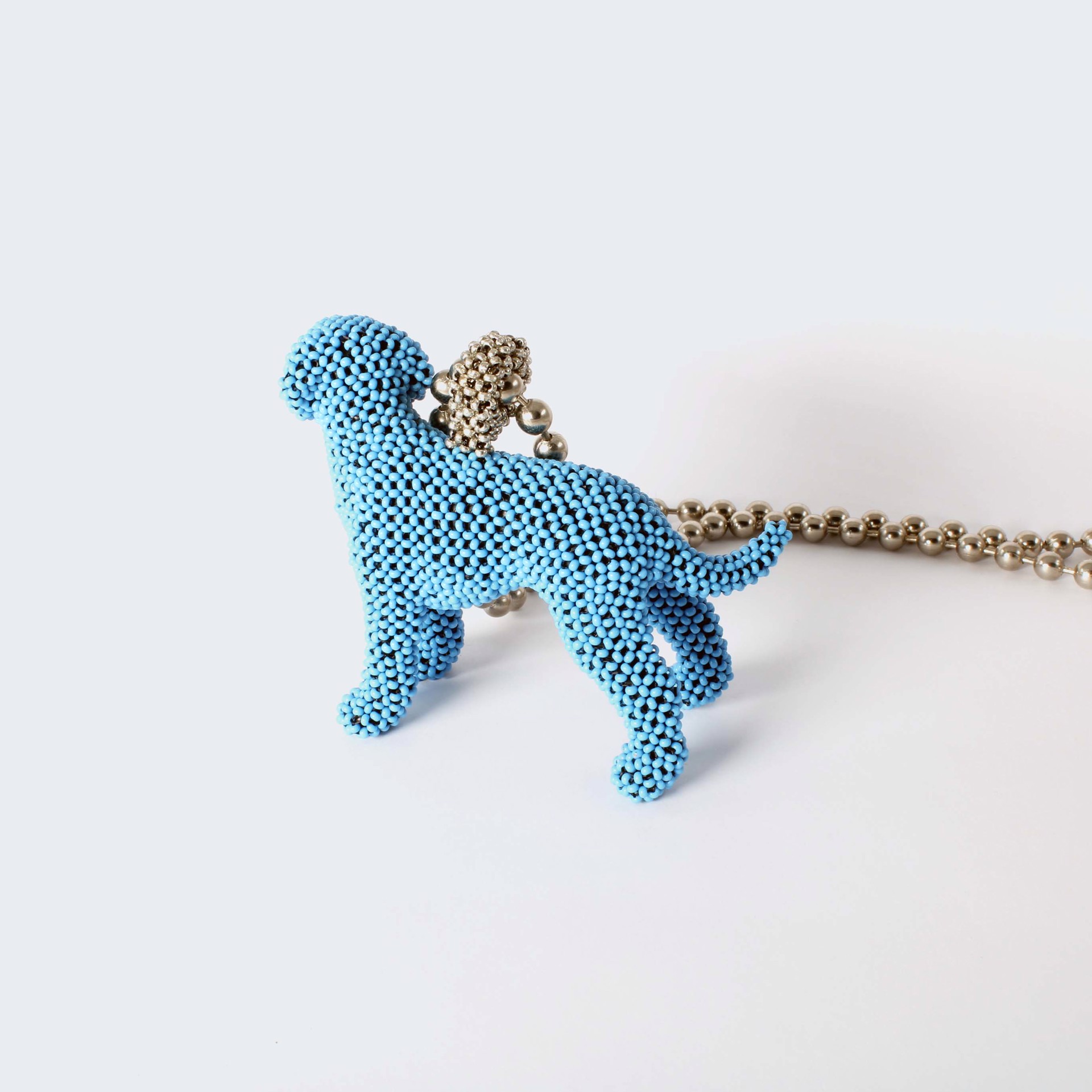Light Blue Dog Pendant by David Chatt