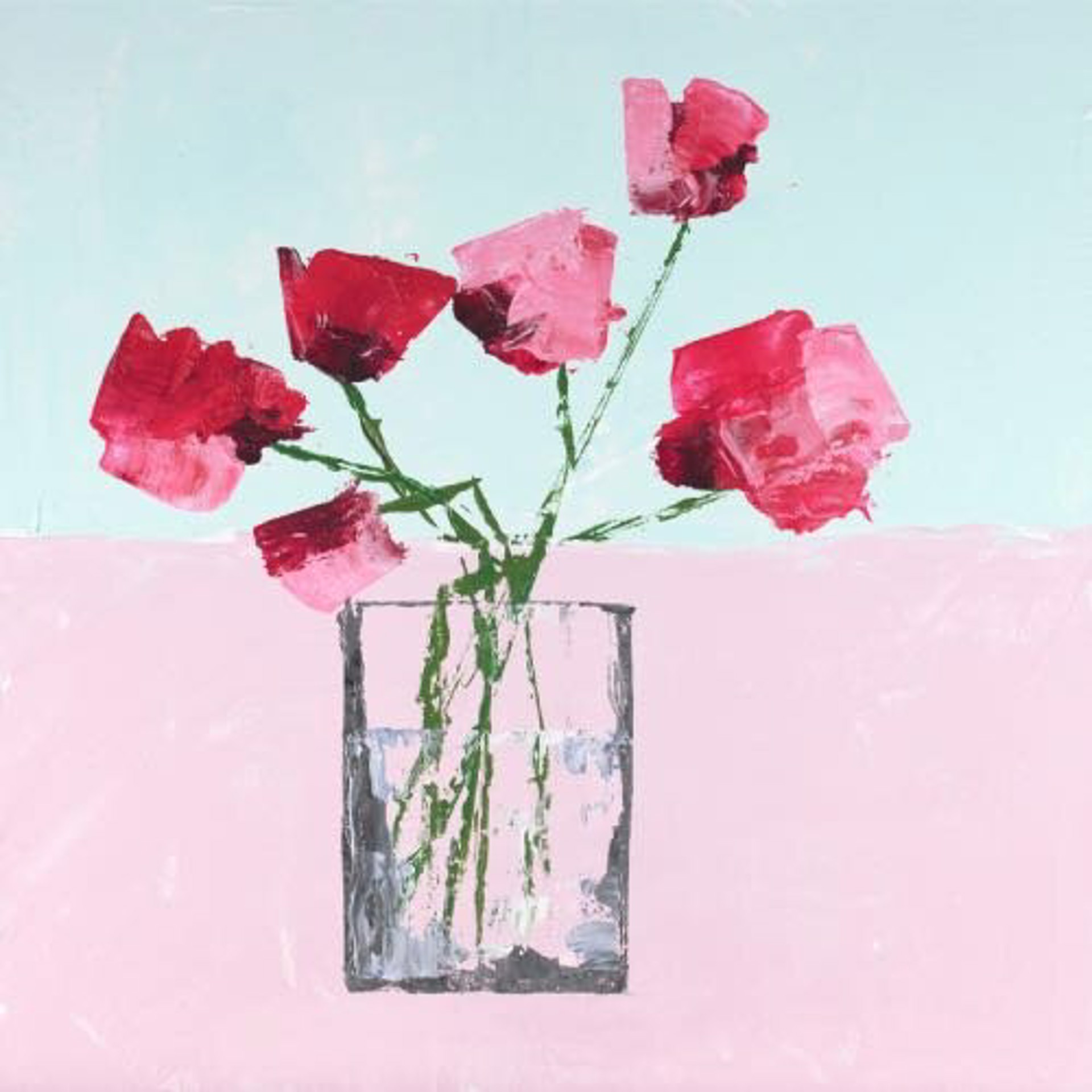 Pink Poppies by Nancy Chambers