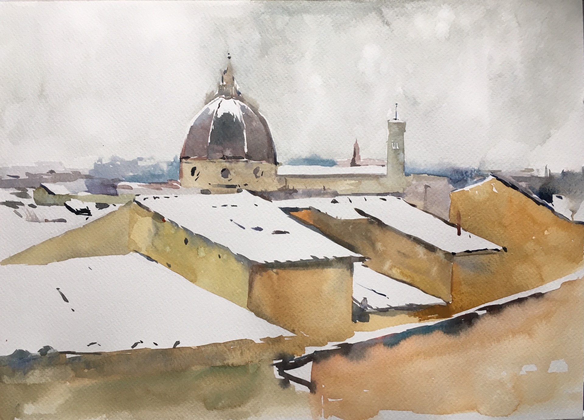 Snow in Florence by Tanvi Pathare