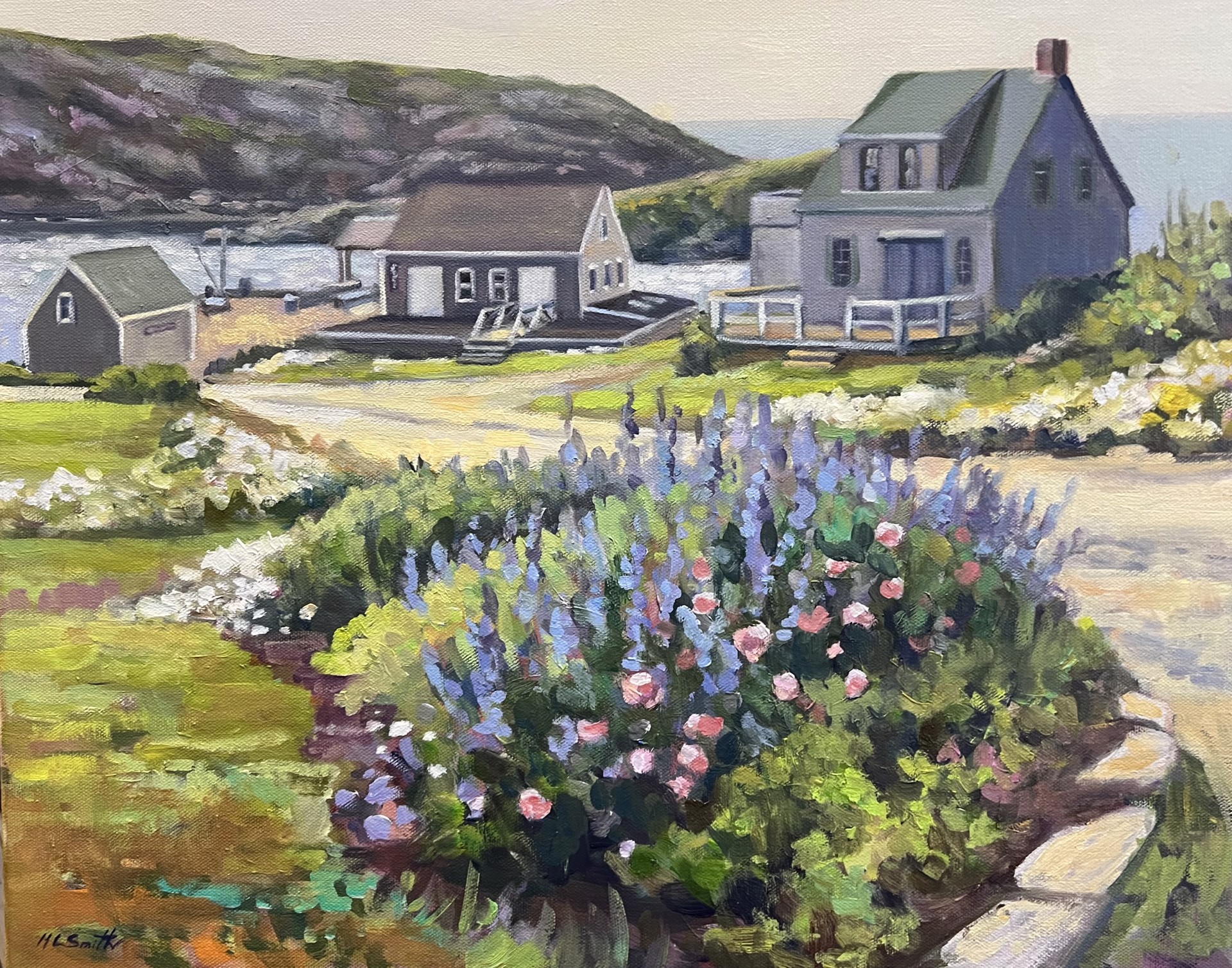 Peaceful Solitude on Monhegan by Holly L. Smith