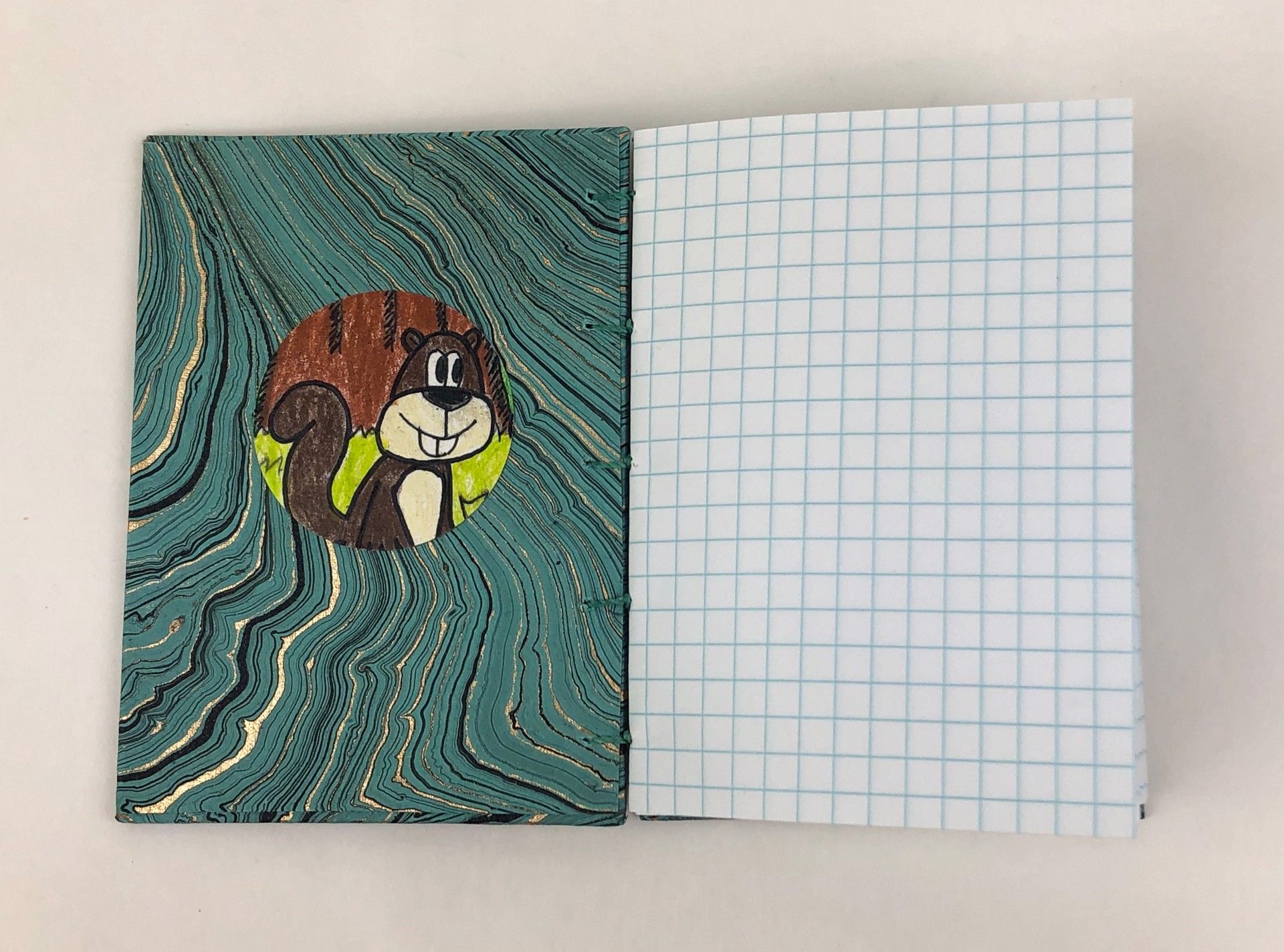 Acorn Hide and Seek (graph paper journal) by Maurice Barnes
