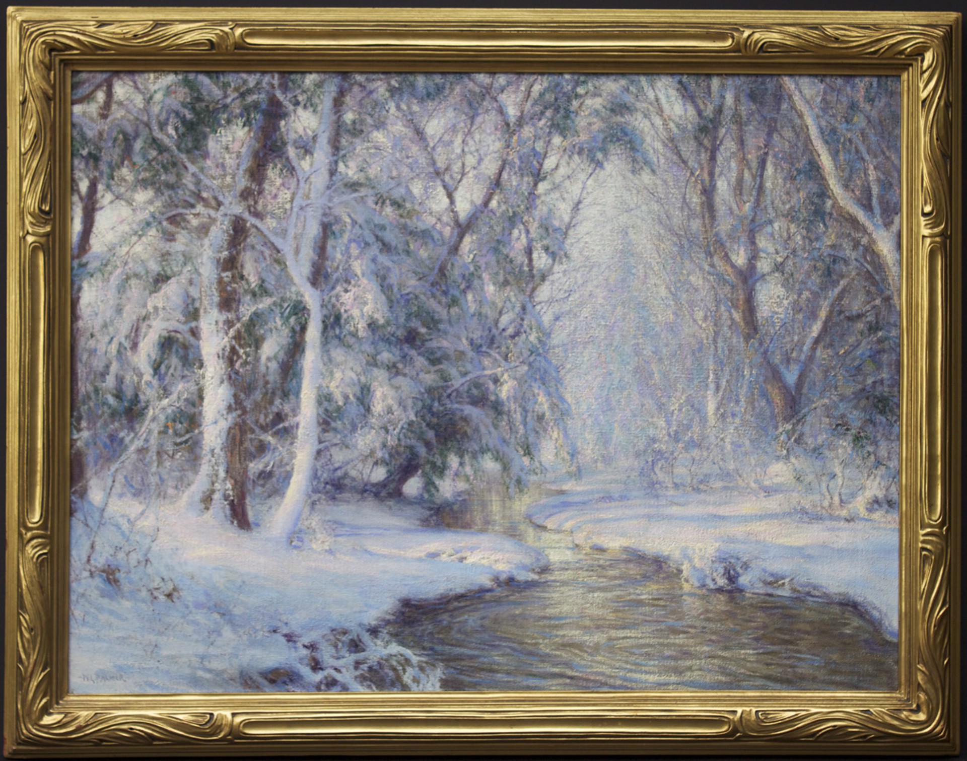 The First Snowfall by Walter Launt Palmer