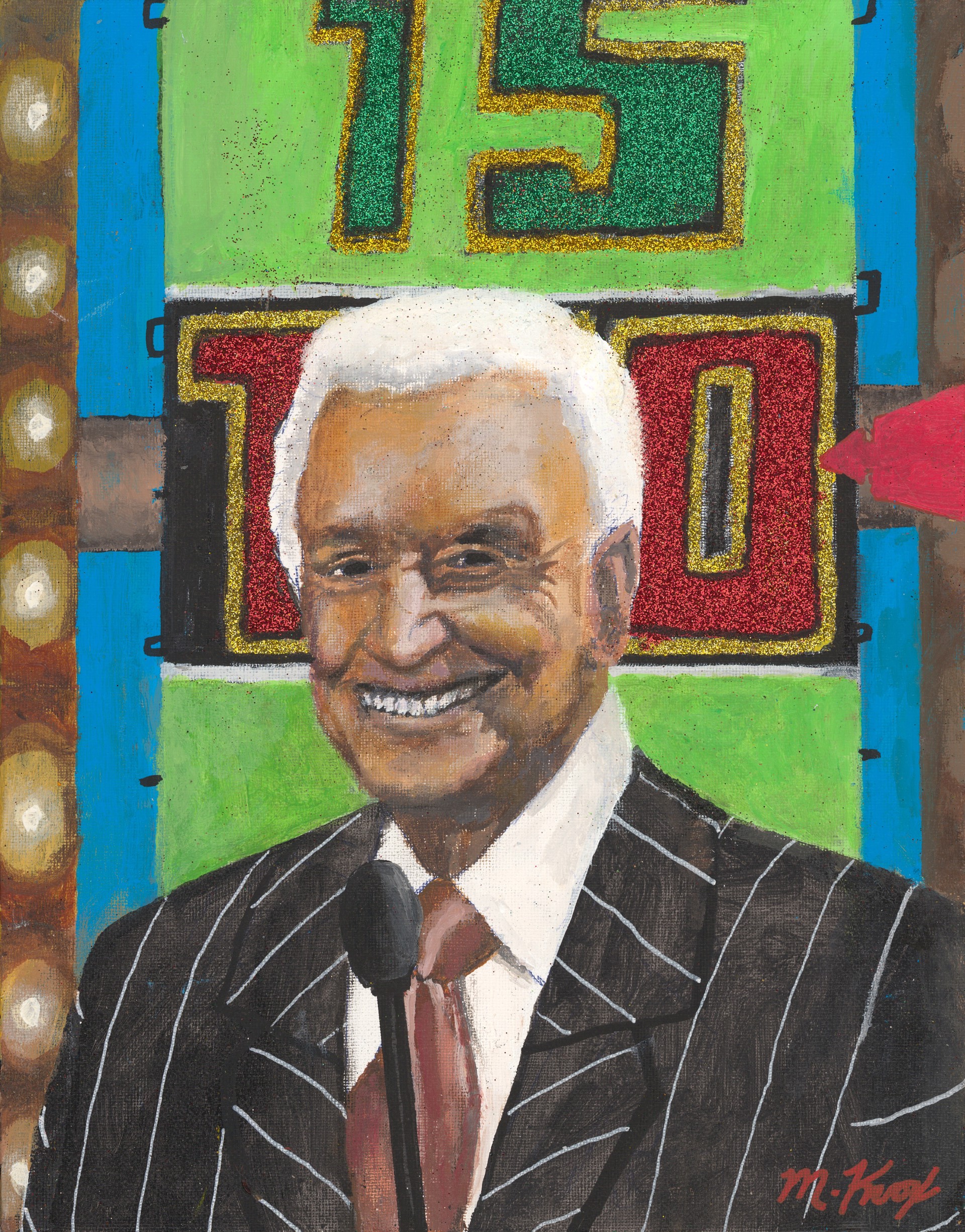 Come On Down! It's a Loving Tribute to Bob Barker! (FRAMED) by Mike Knox