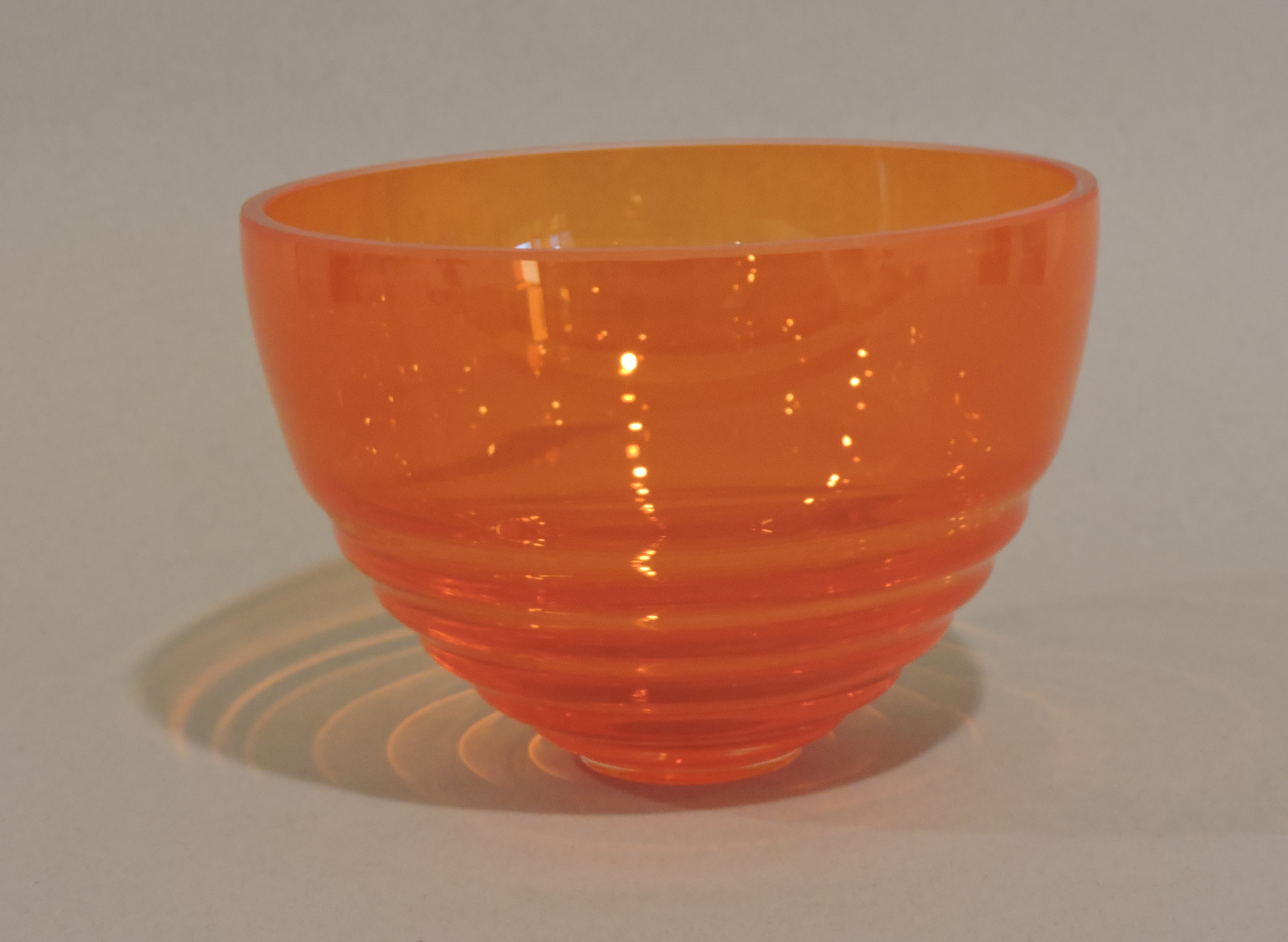 Ripple Bowl (Orange) by David Royce