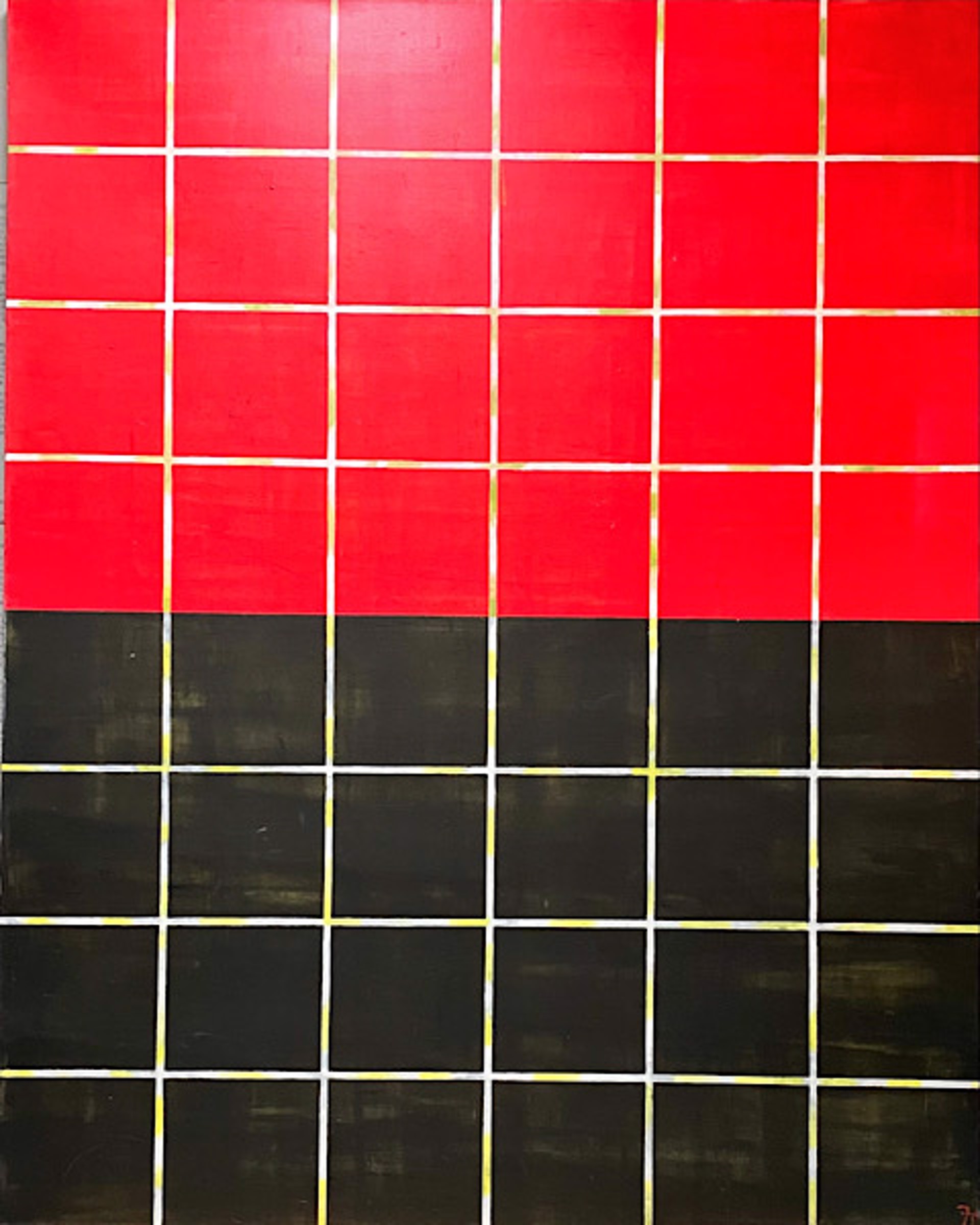 White/Black on Red by Francisco Castro Lenero
