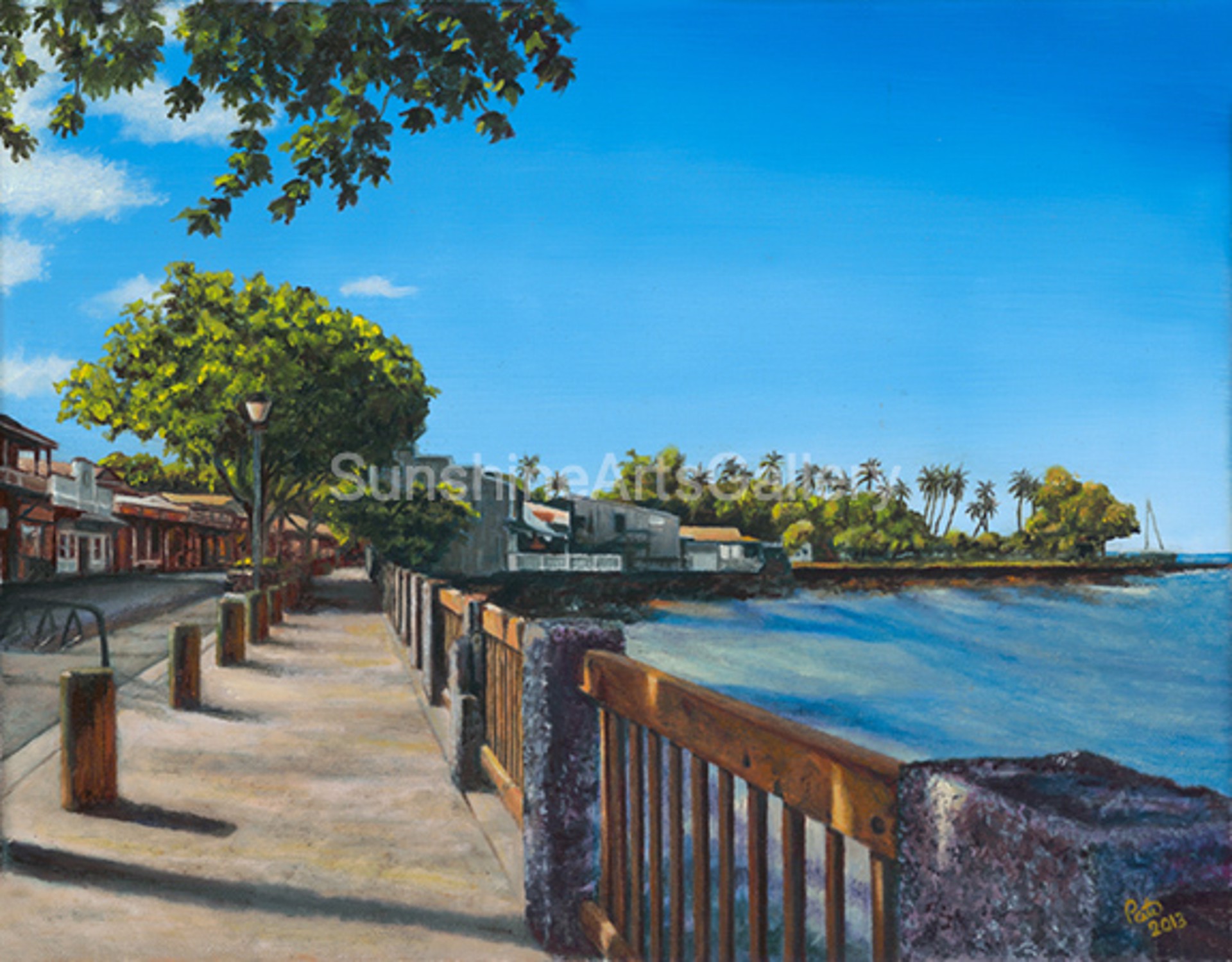 Lahaina Front Street by Pati O'Neal