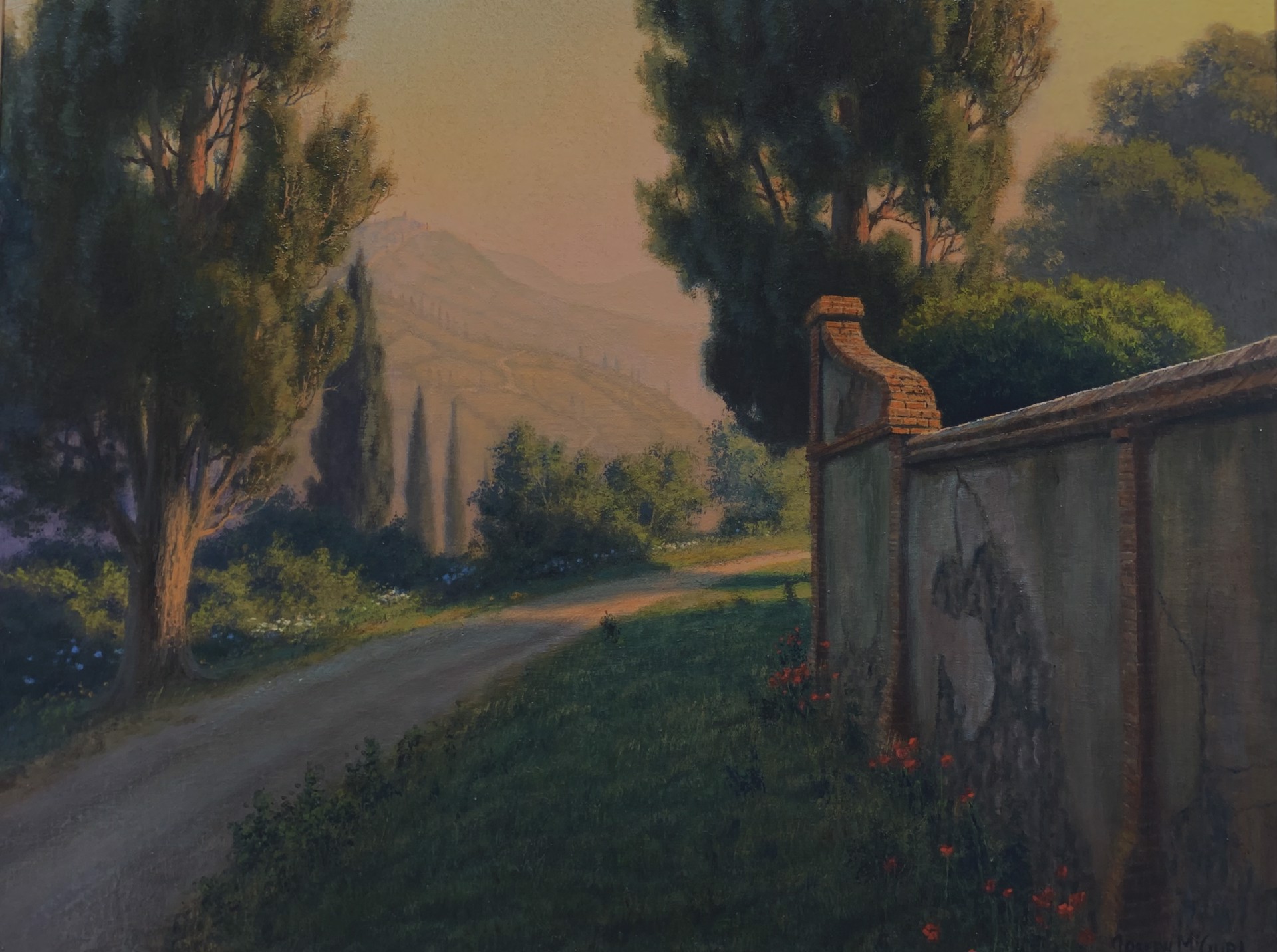Late Afternoon Tuscan Light by Joseph McGurl