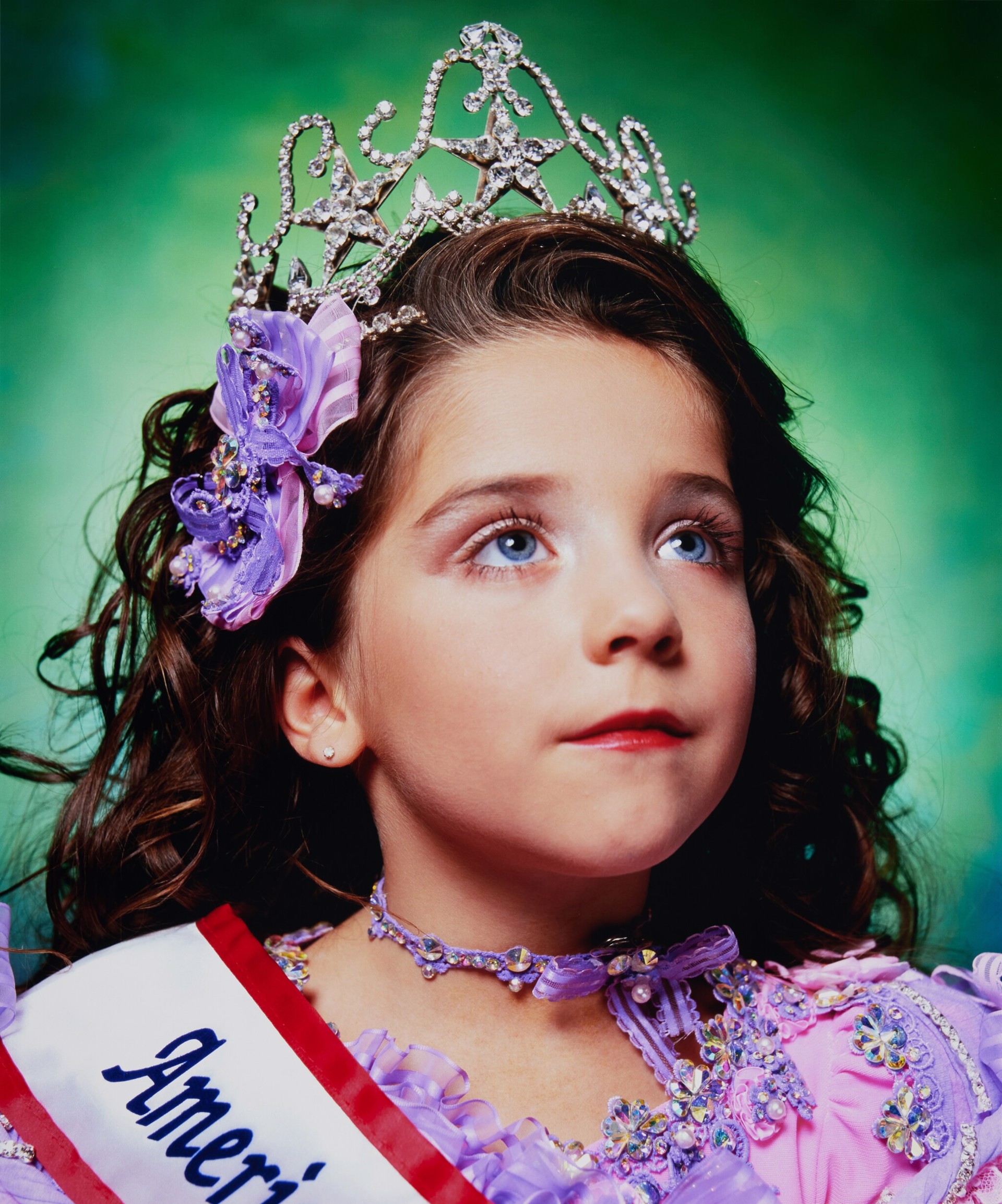 America (Jewel-Joy Stevens, America's little Yankee Miss) (from America: Now + Here portfolio) by Andres Serrano
