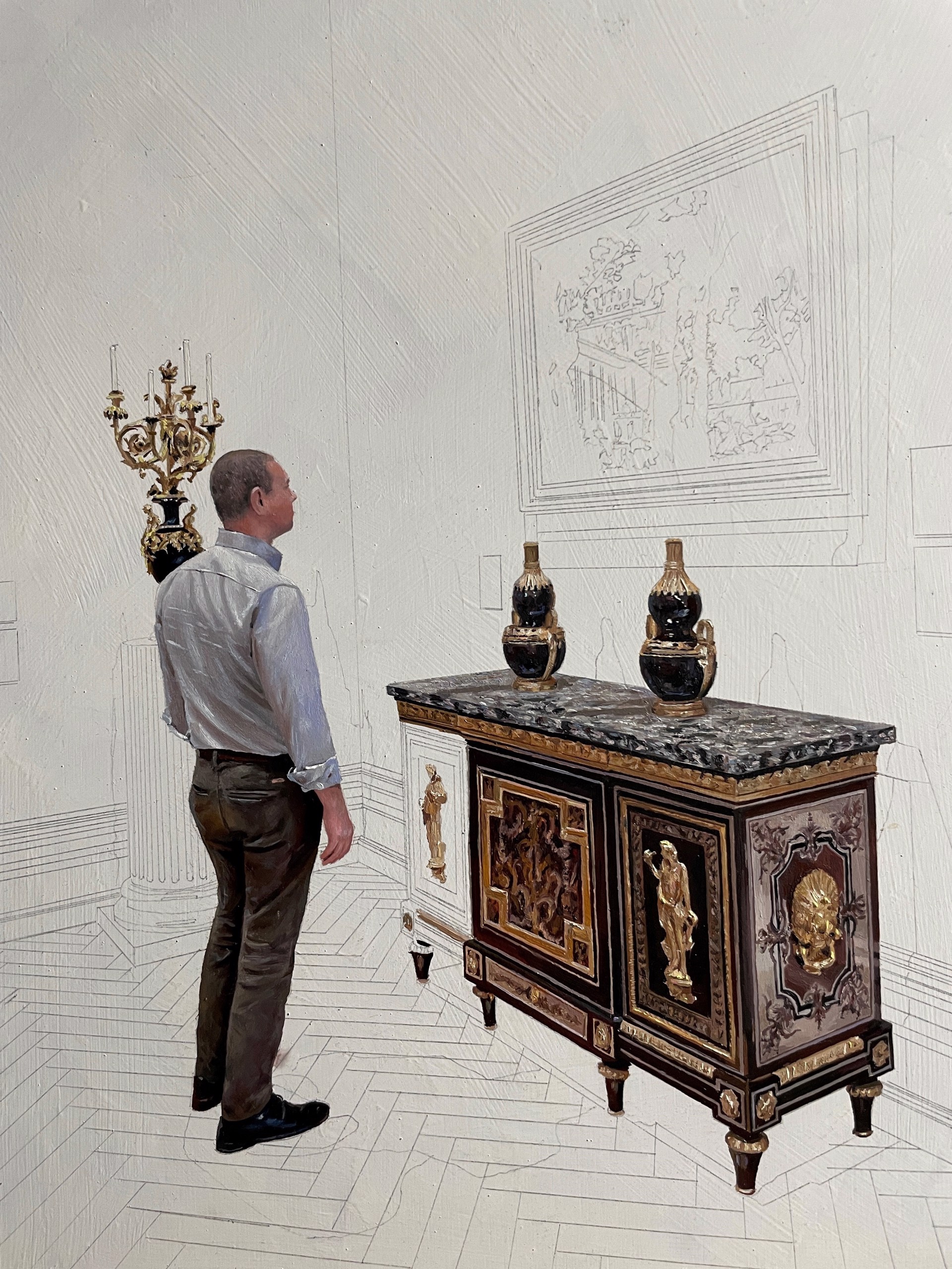 Admiring the Great Masters by Alexander Chistov