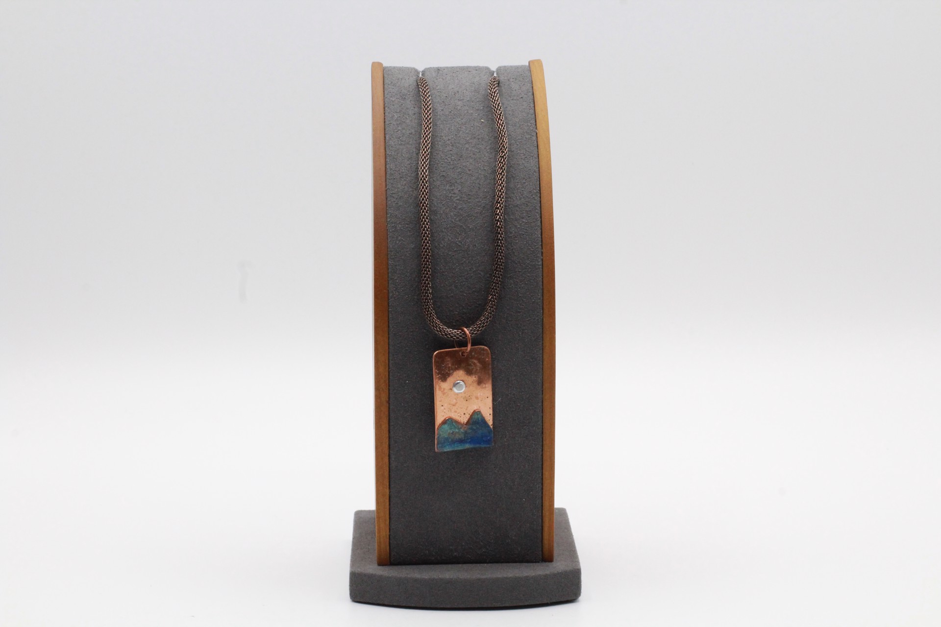 Aged Copper Necklace by Kay Langland