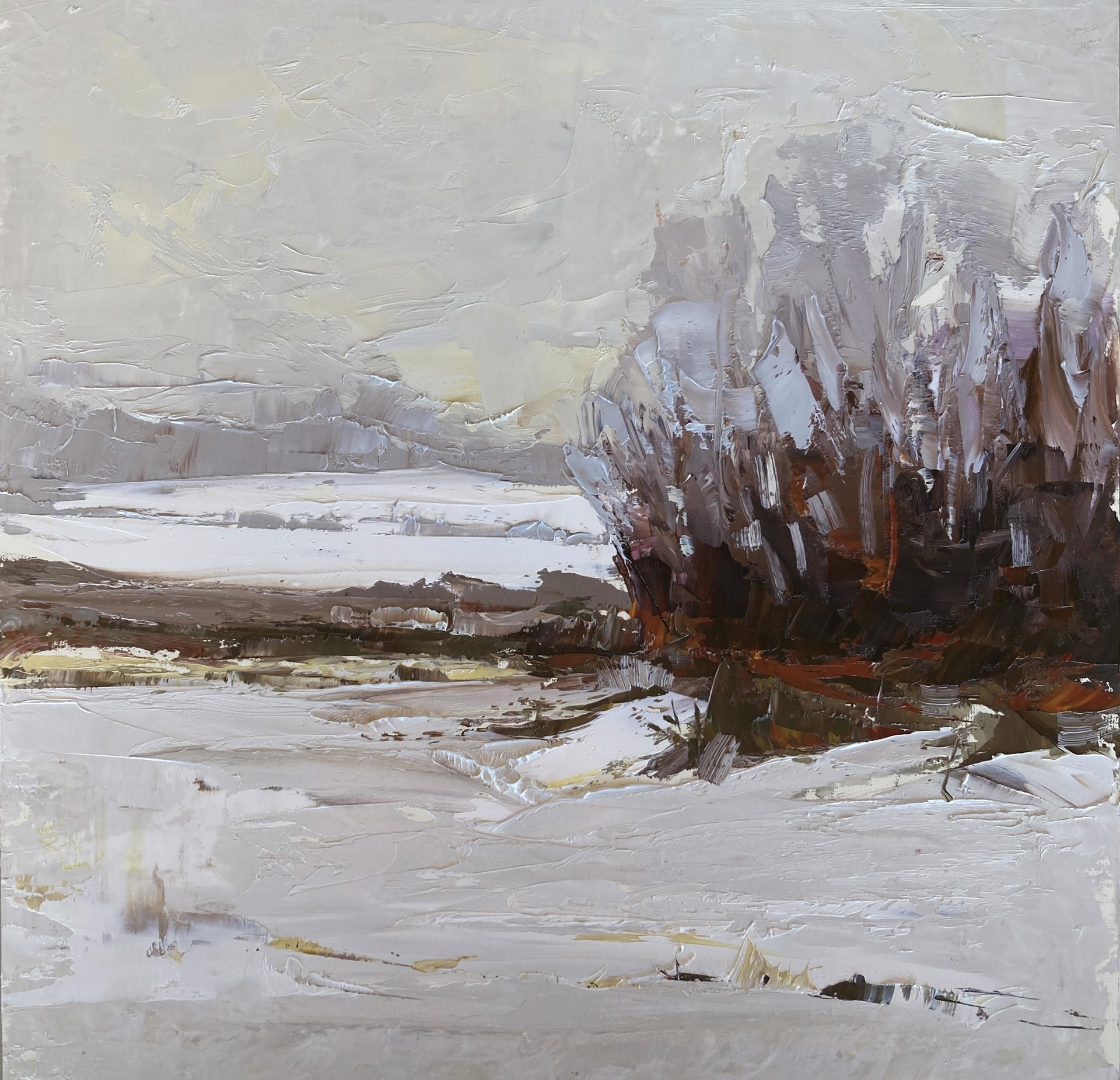 Winter's Approach by Sandra Pratt